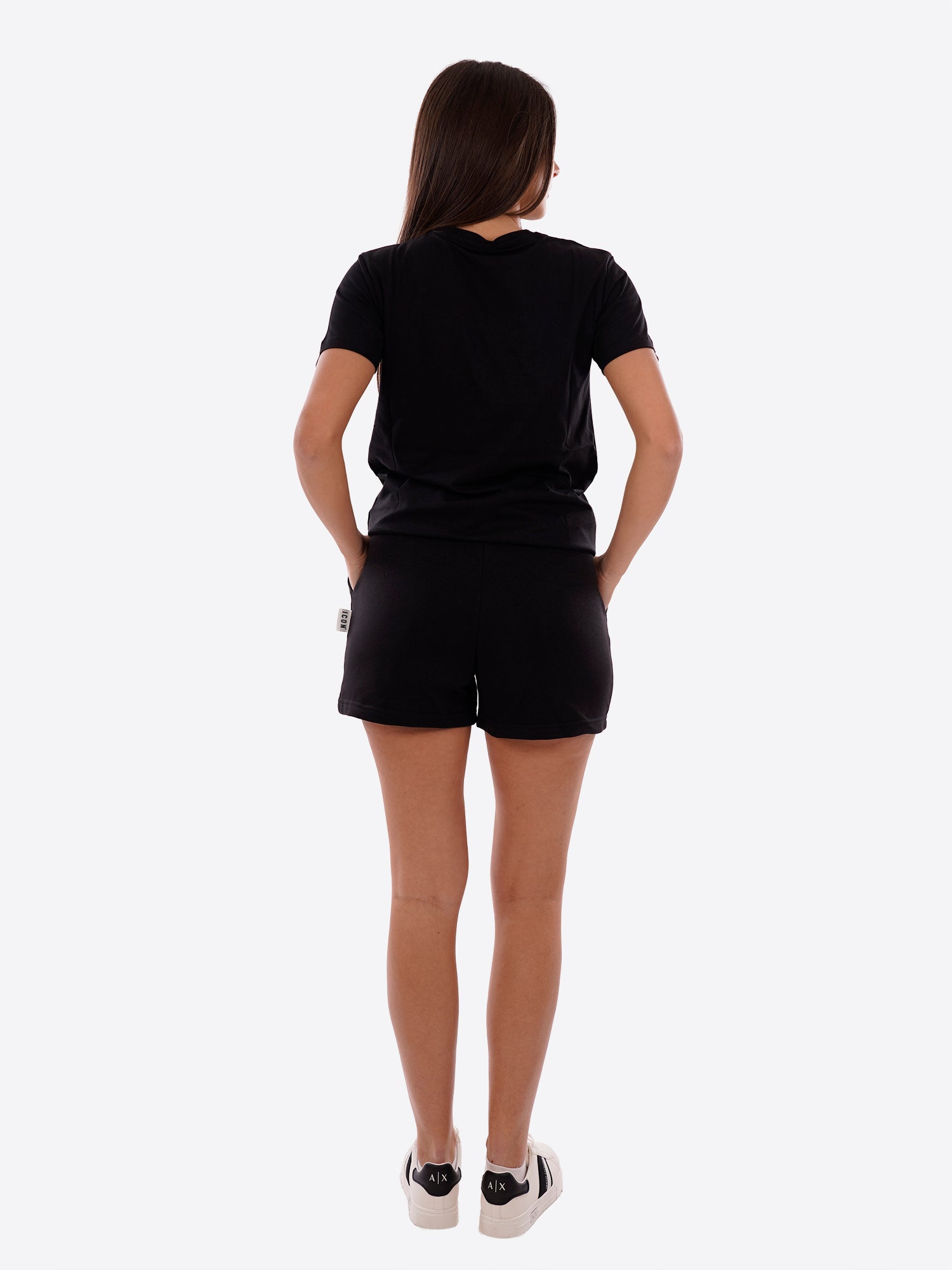T-shirt ICON da Donna - nero IDT001NEROBIANCO