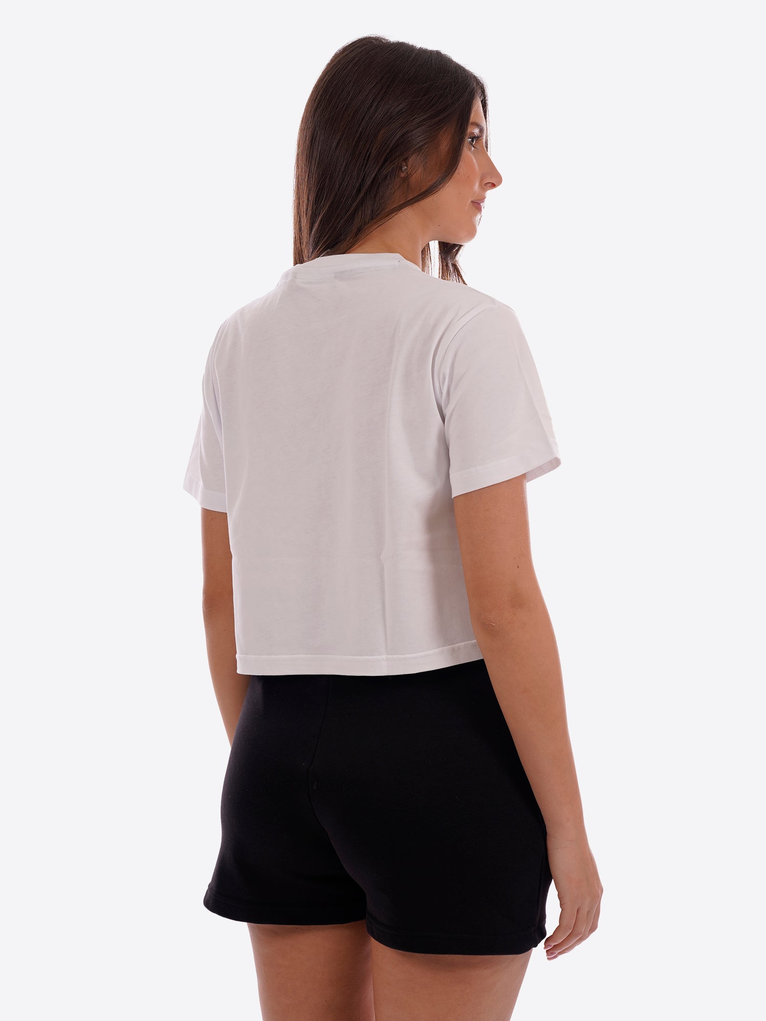 T-shirt ICON da Donna - bianco IDT006BIANCOFUCSIA