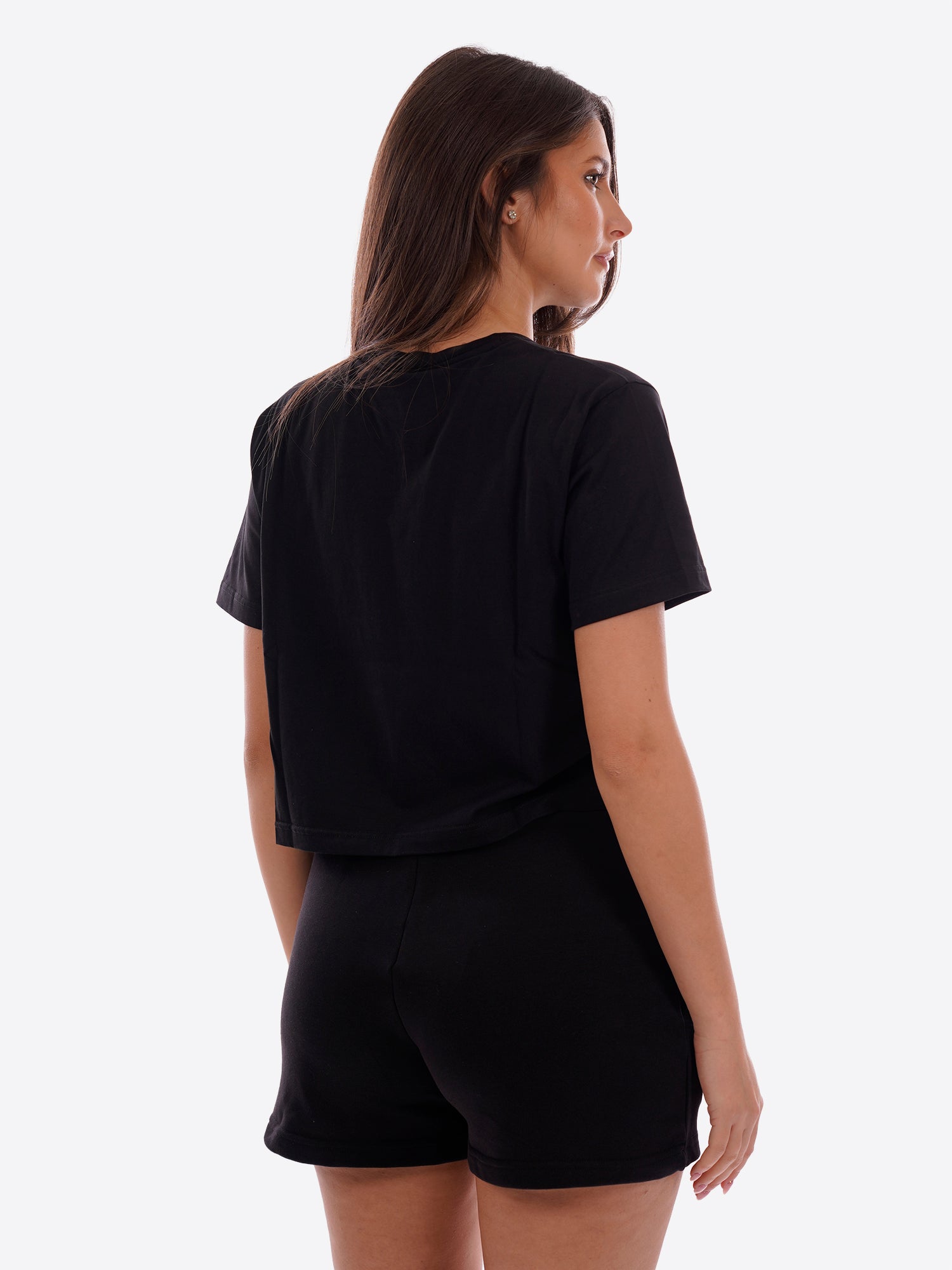 T-shirt ICON da Donna - nero IDT006NEROFUSIA
