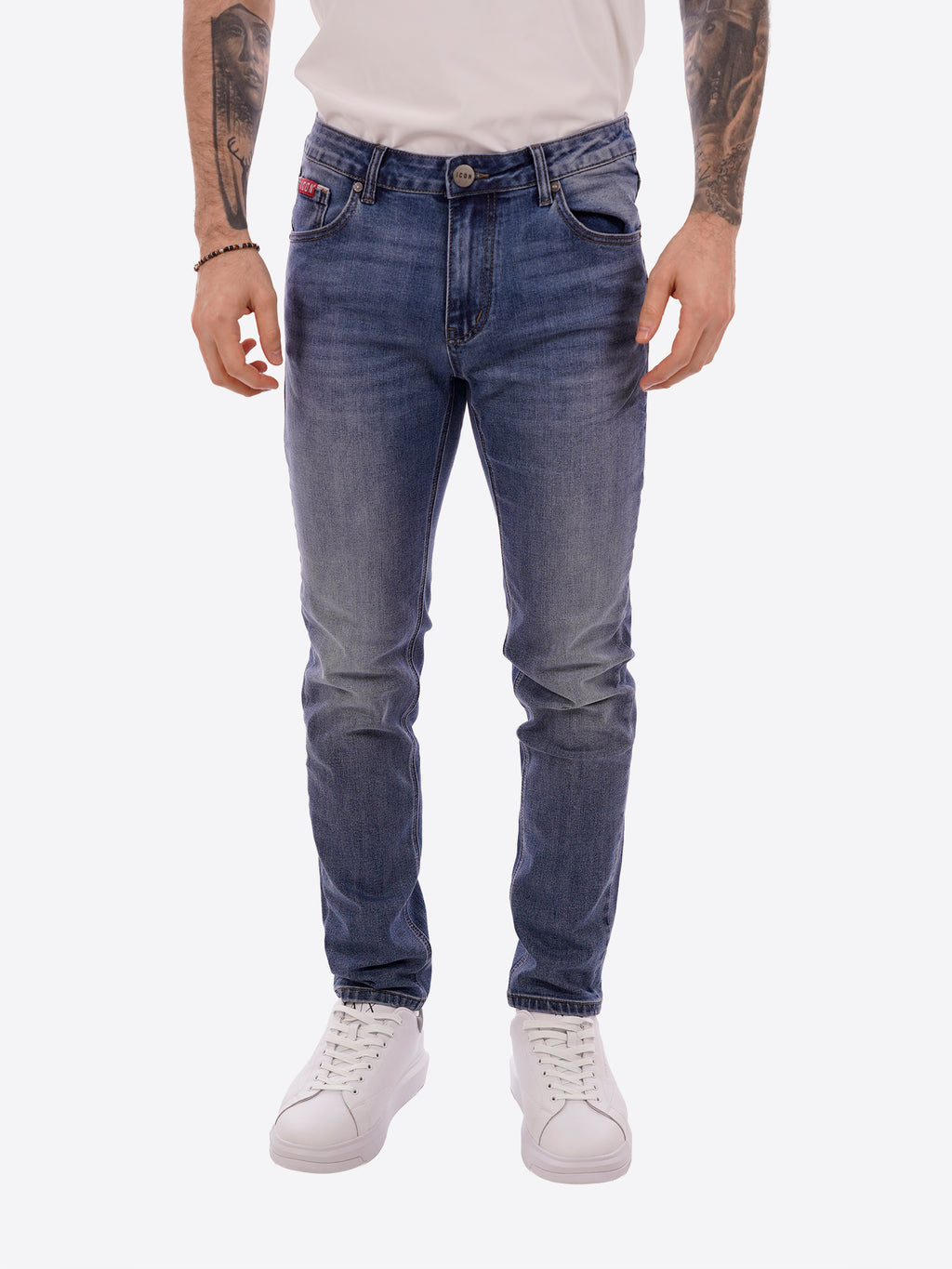 Pantalone Jeans ICON da Uomo - IUPRED005DENIM