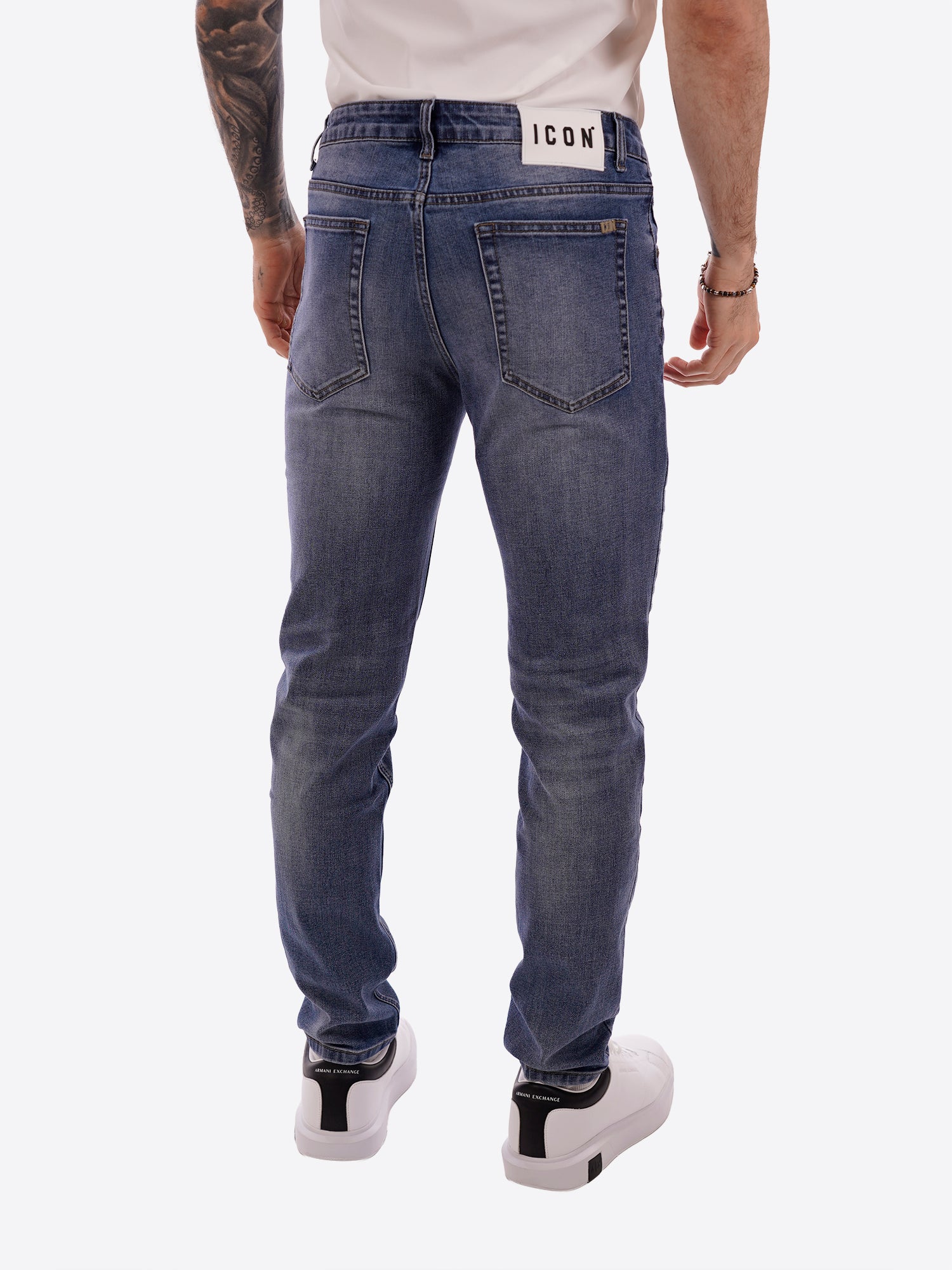 Pantalone Jeans ICON da Uomo - IUPRED005DENIM