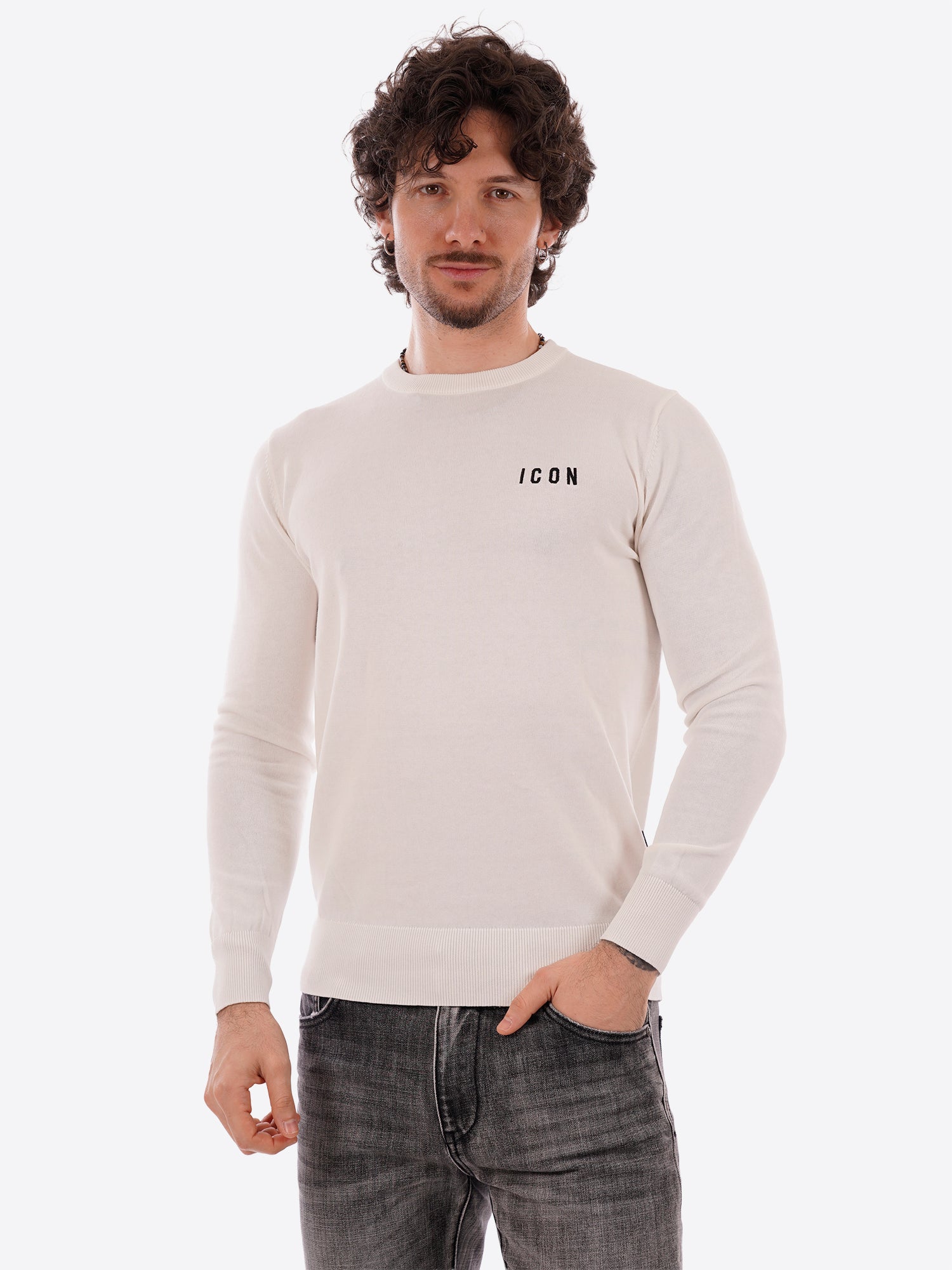 Maglia ICON da Uomo - bianco IUPREM001BIANCO