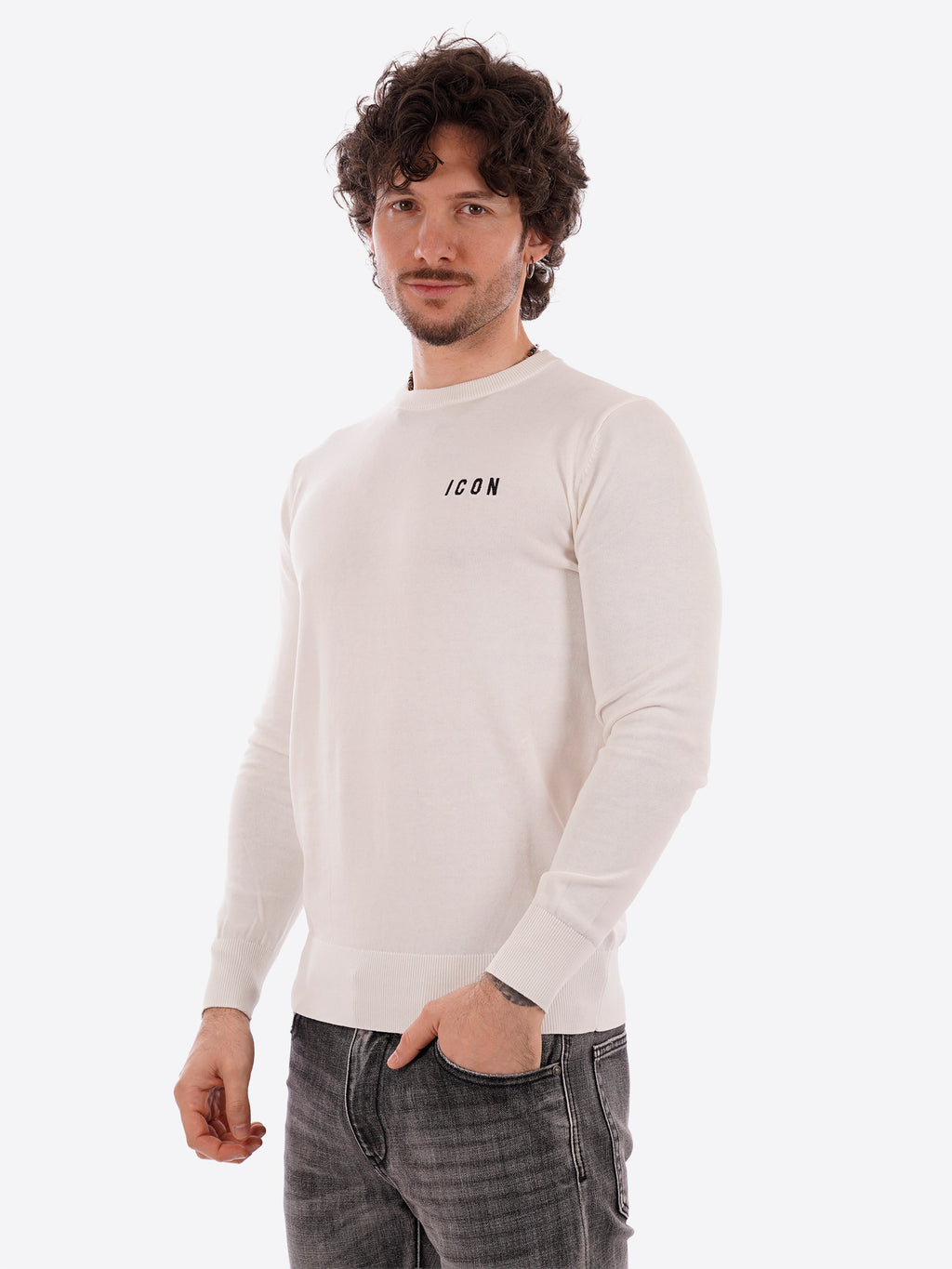 Maglia ICON da Uomo - bianco IUPREM001BIANCO