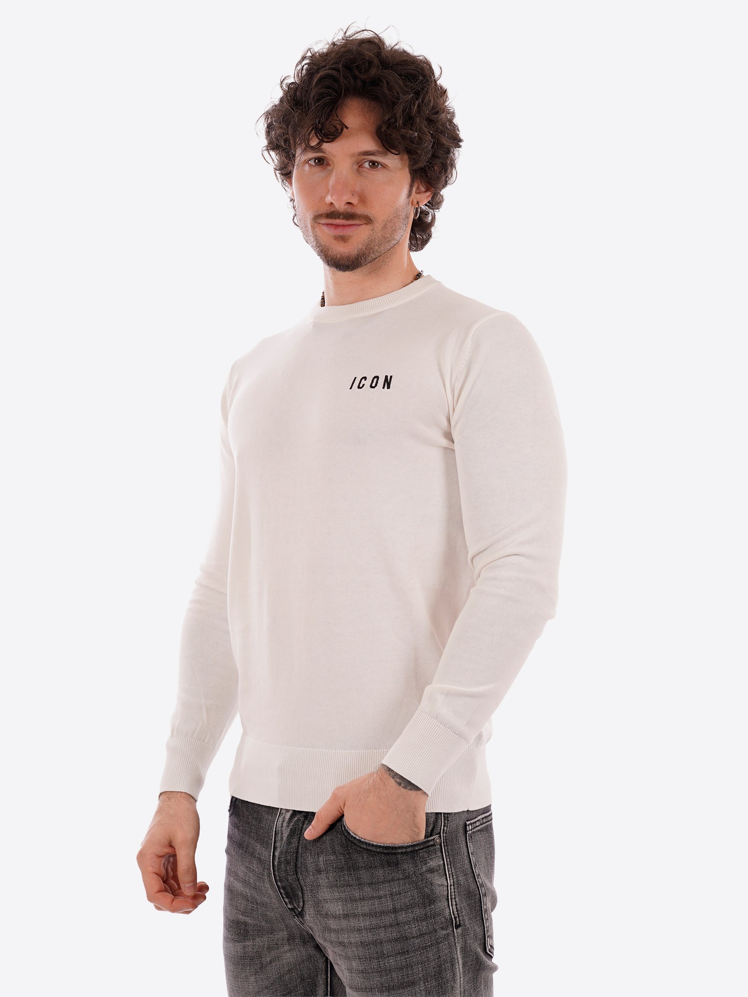 Maglia ICON da Uomo - bianco IUPREM001BIANCO