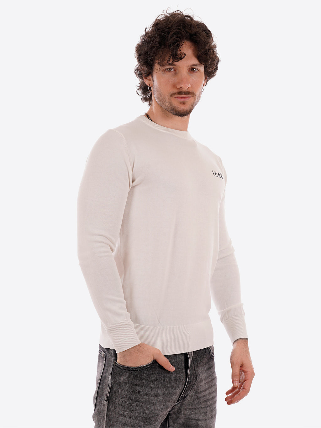 Maglia ICON da Uomo - bianco IUPREM001BIANCO