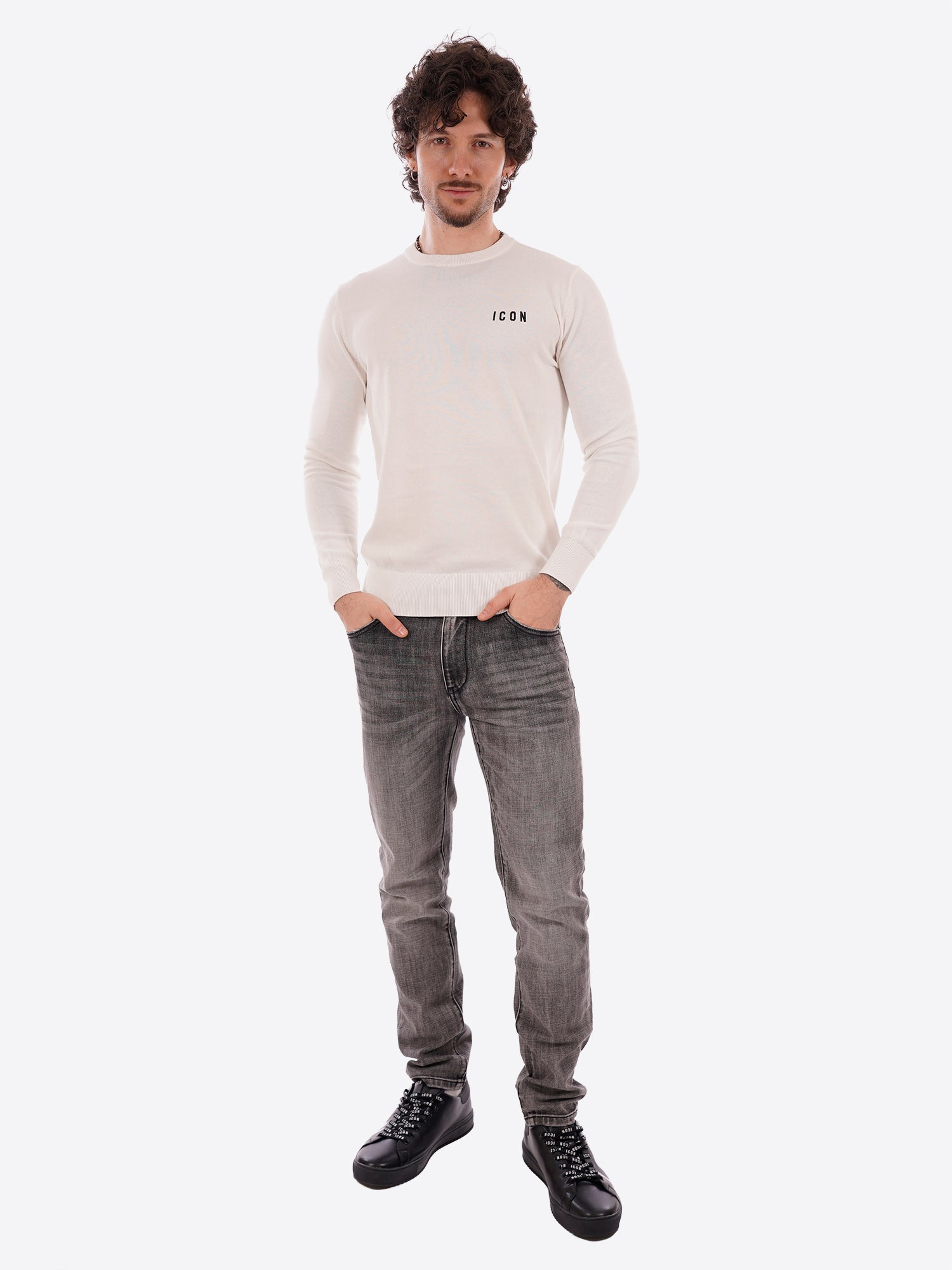 Maglia ICON da Uomo - bianco IUPREM001BIANCO