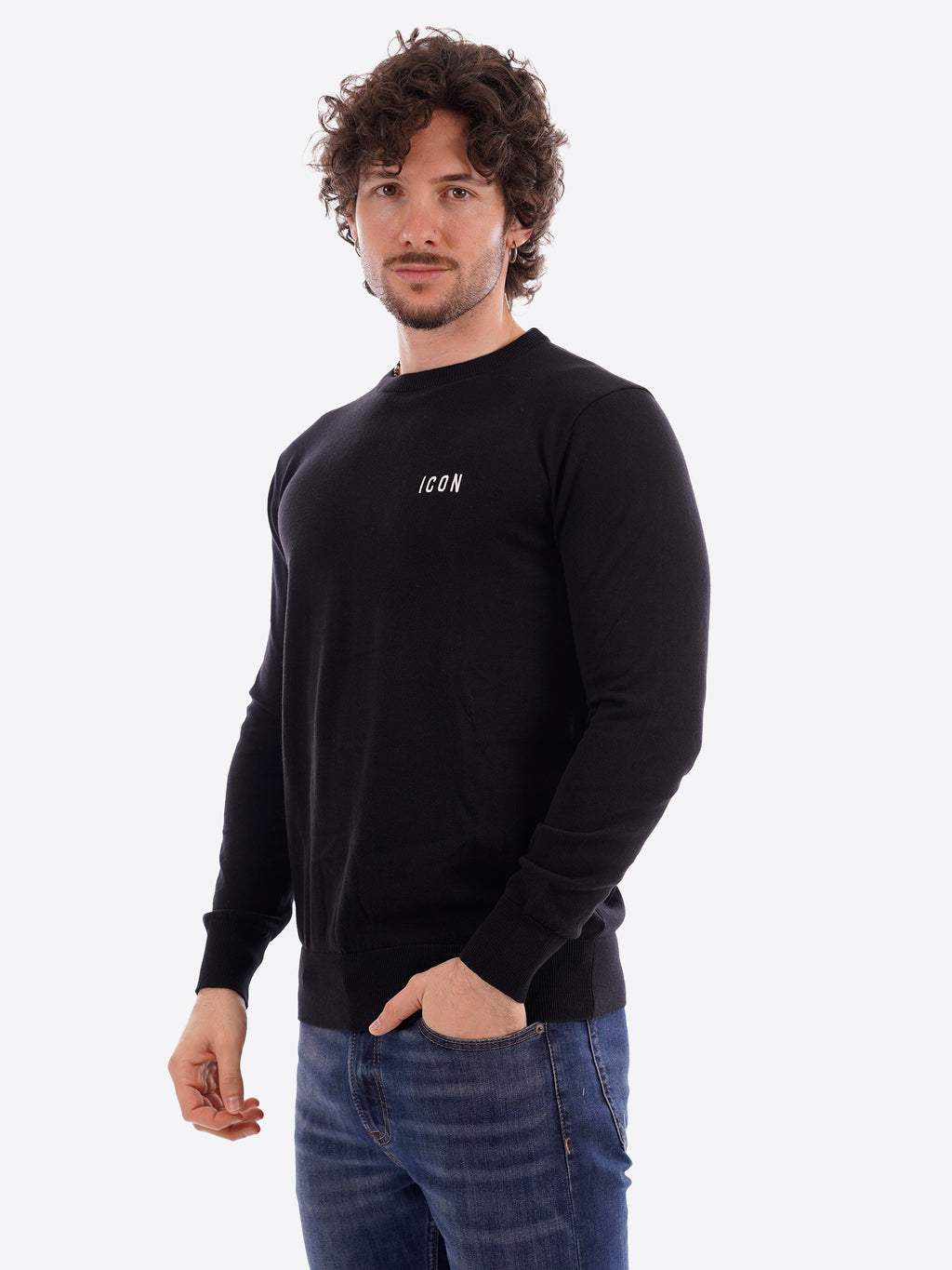 Maglia ICON da Uomo - nero IUPREM001BLK