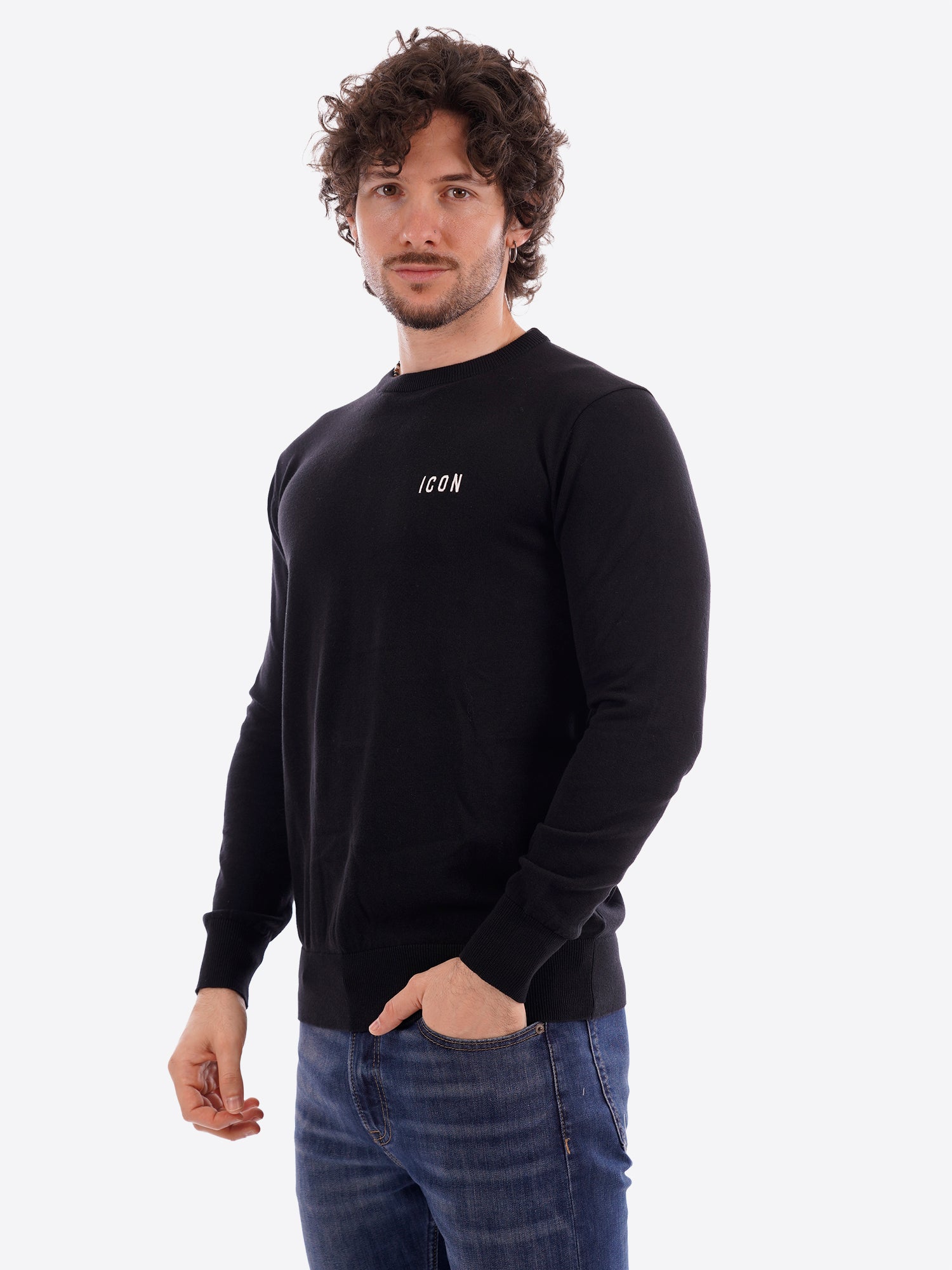 Maglia ICON da Uomo - nero IUPREM001BLK