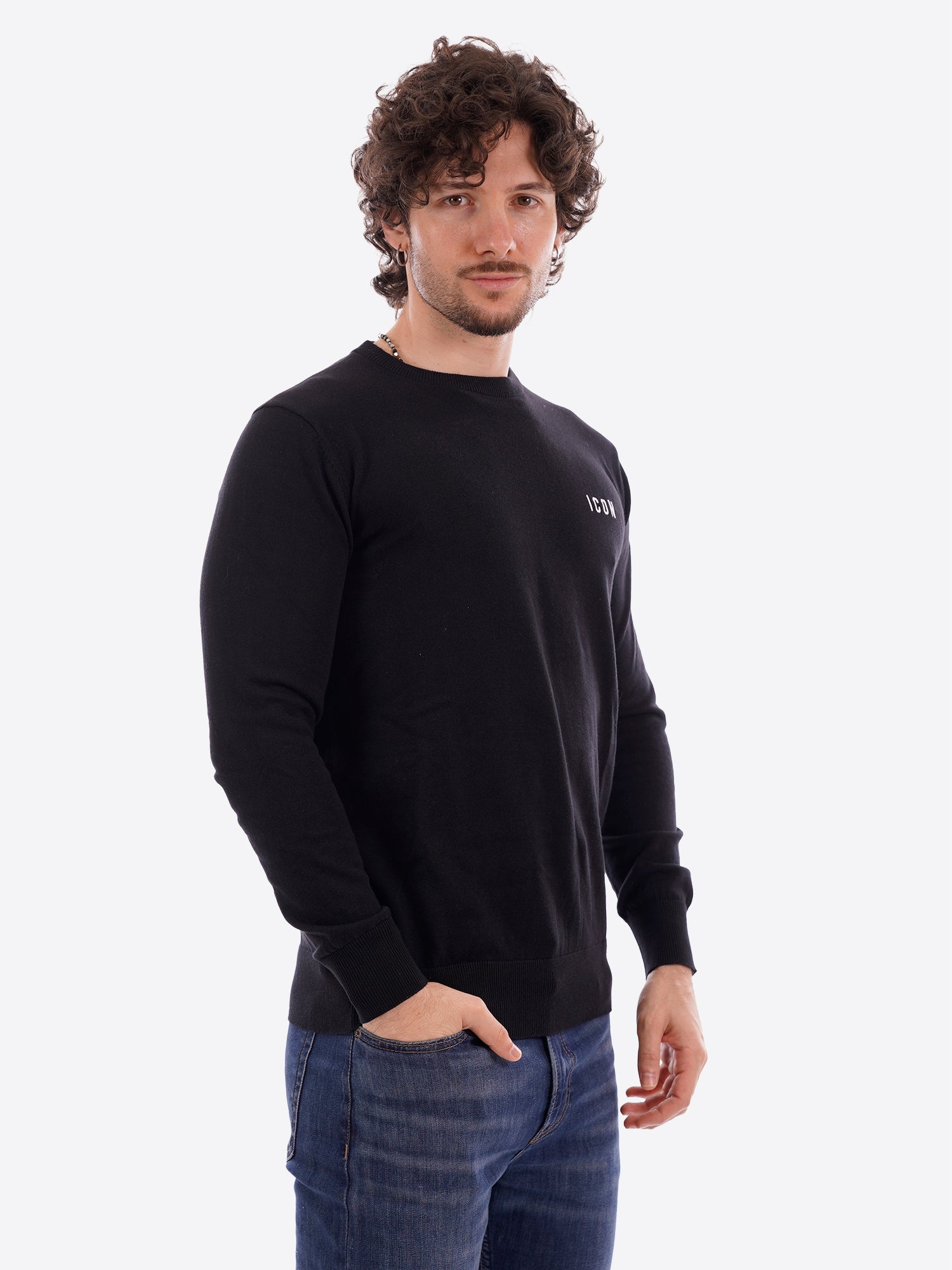 Maglia ICON da Uomo - nero IUPREM001BLK