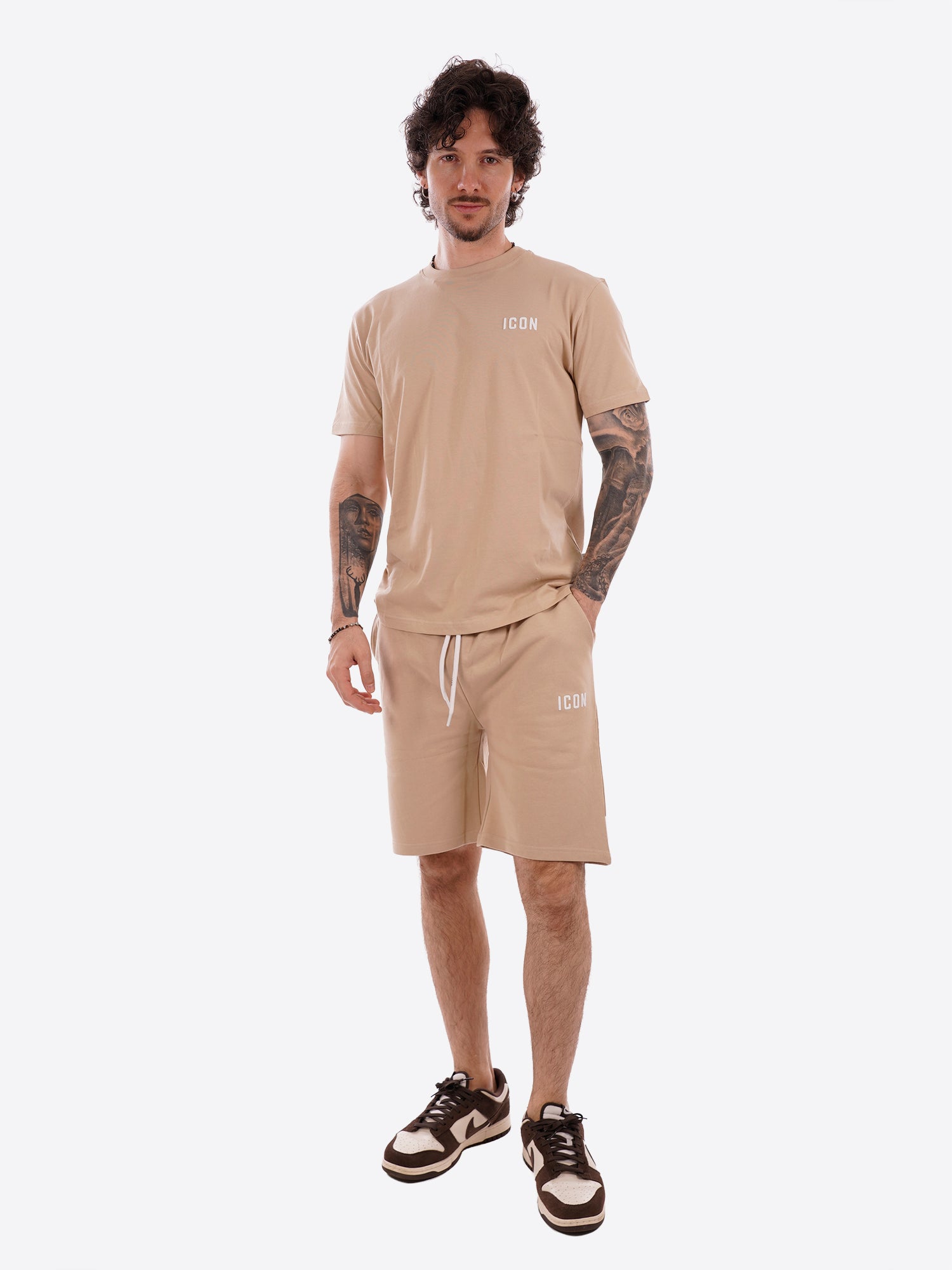 T-shirt ICON da Uomo - beige IUPRET001AVORIO