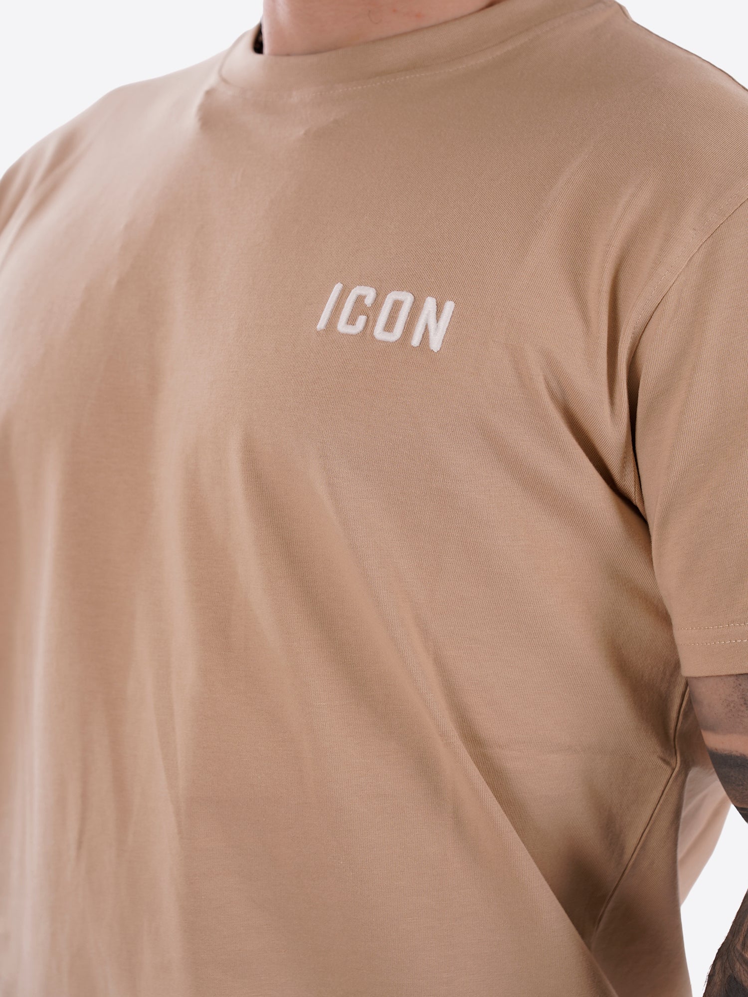 T-shirt ICON da Uomo - beige IUPRET001AVORIO