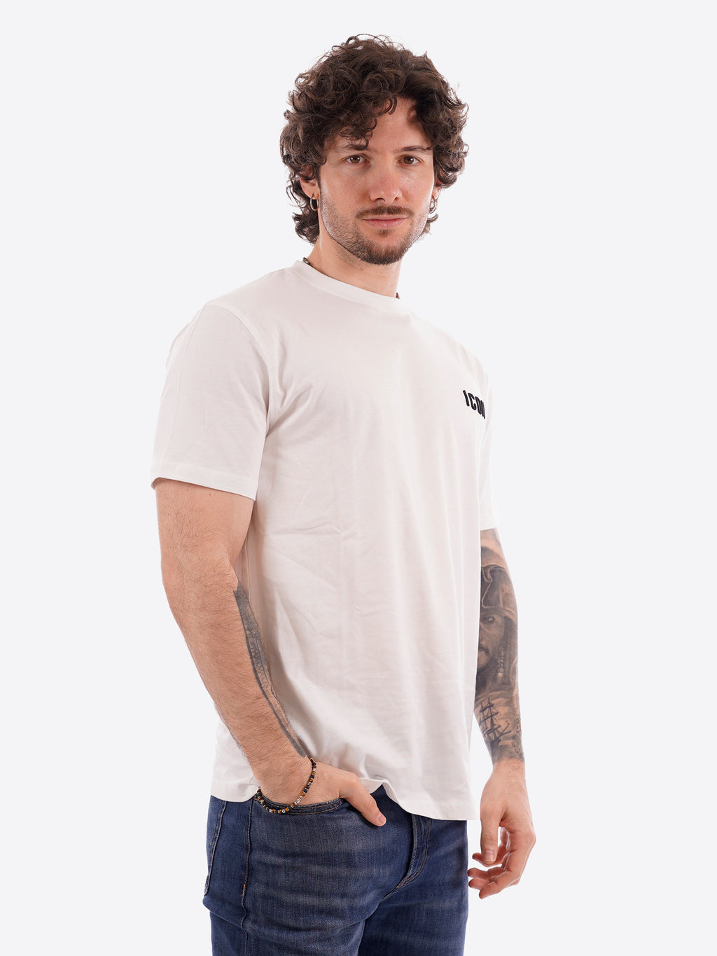 T-shirt ICON da Uomo - bianco IUPRET001BIANCO