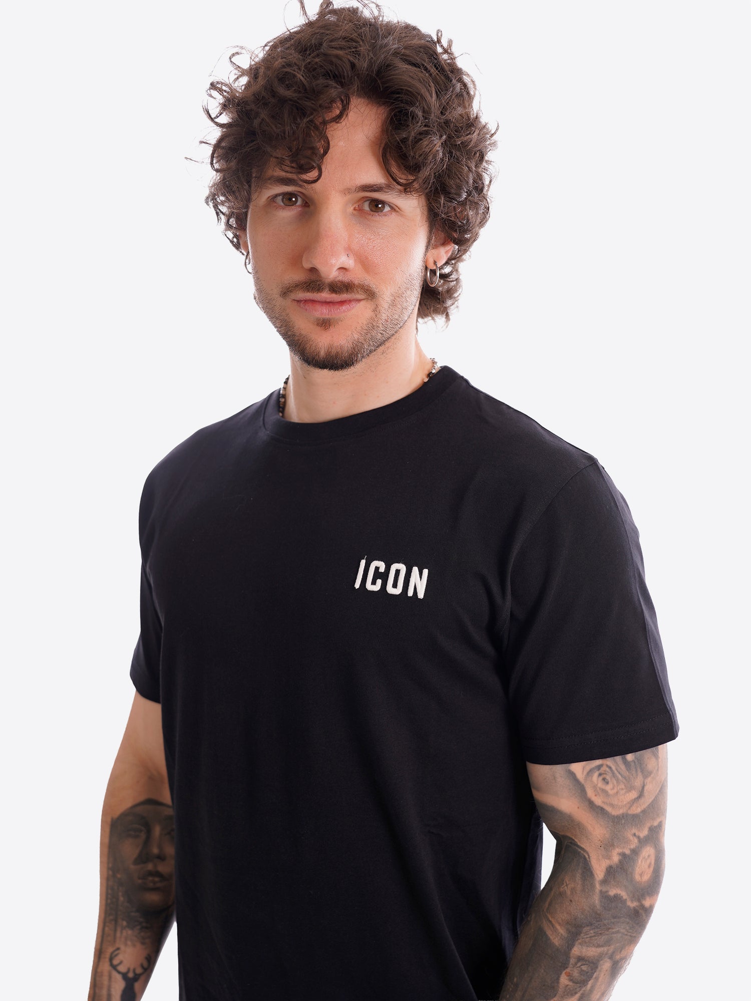 T-shirt ICON da Uomo - nero IUPRET001BLK