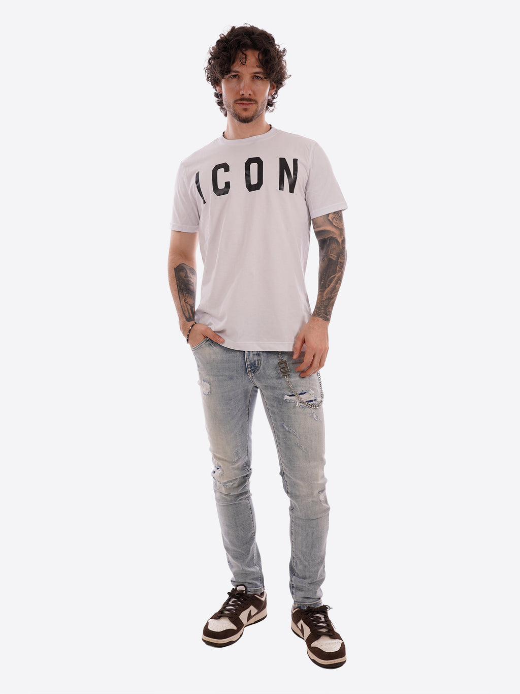 T-shirt ICON da Uomo - bianco IUT001BIANCO