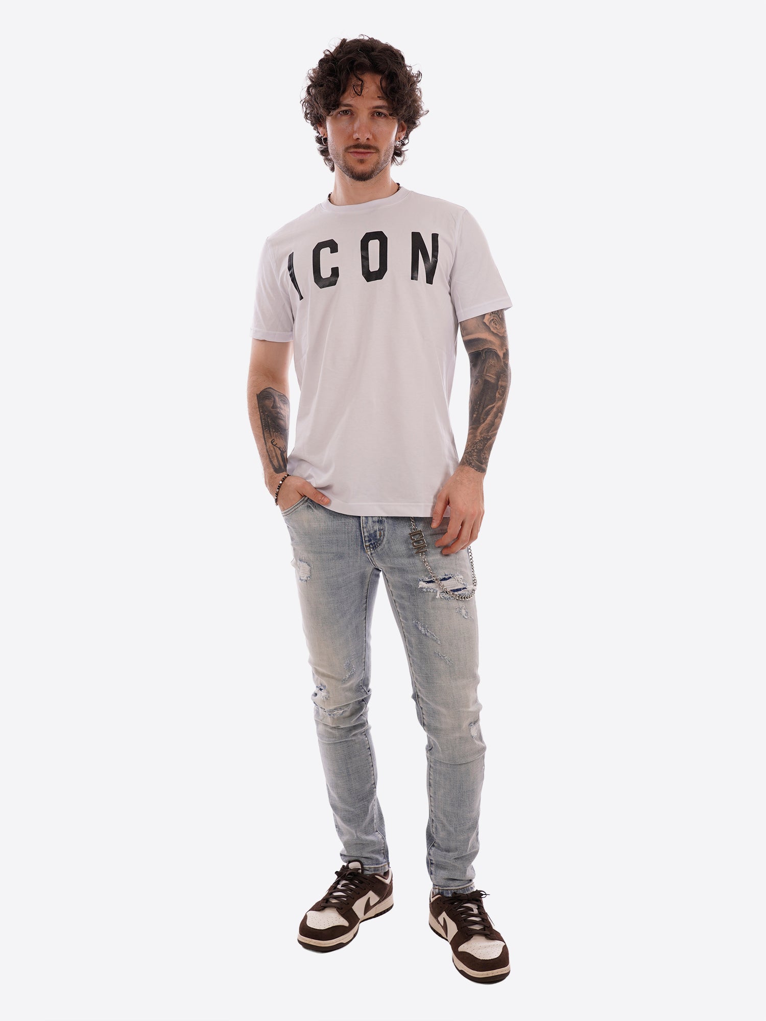 T-shirt ICON da Uomo - bianco IUT001BIANCO