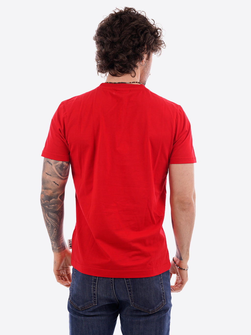 T-shirt ICON da Uomo - rosso IUT001ROSSO