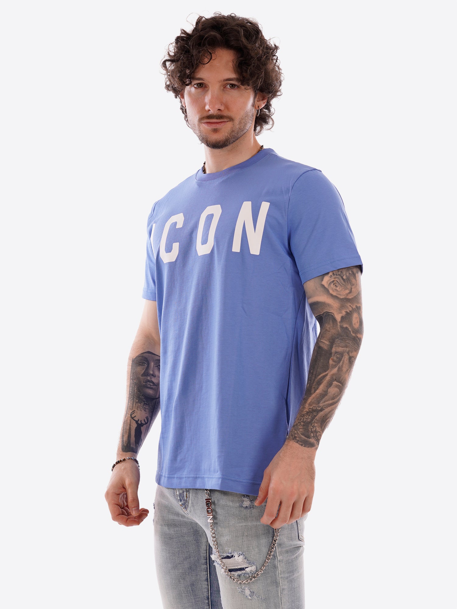 T-shirt ICON da Uomo - blu IUT001ULTRAMARINE