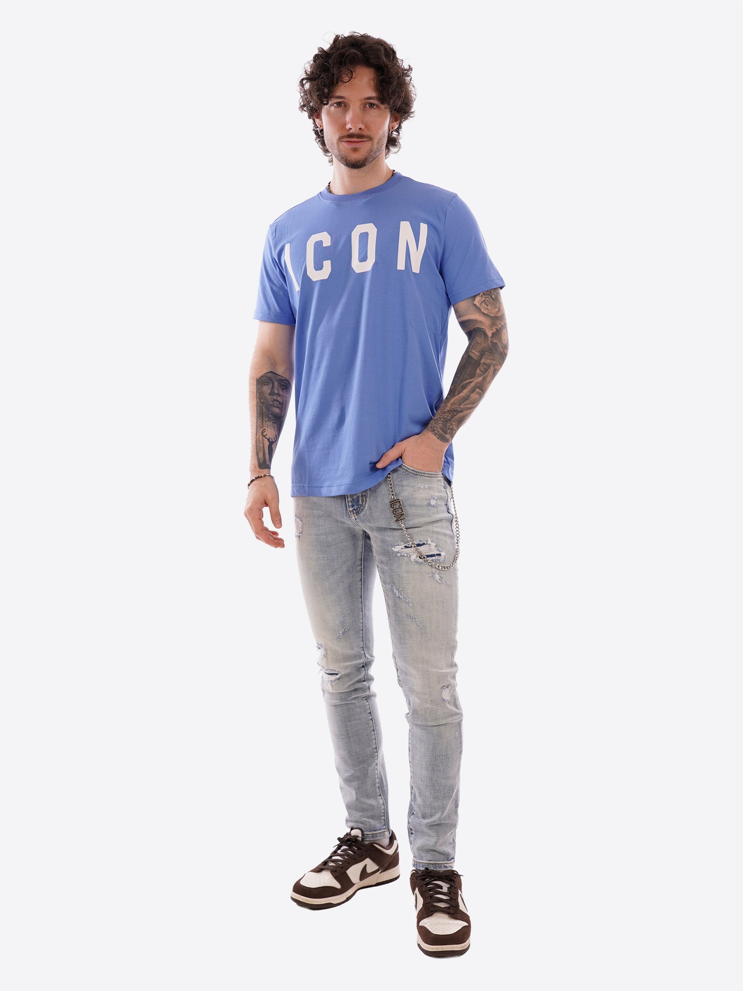 T-shirt ICON da Uomo - blu IUT001ULTRAMARINE
