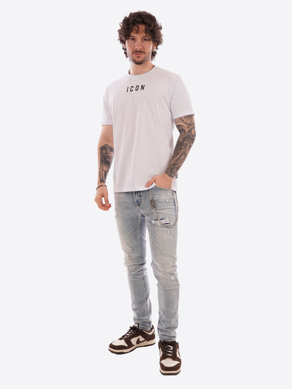 T-shirt ICON da Uomo - bianco IUT002BIANCO