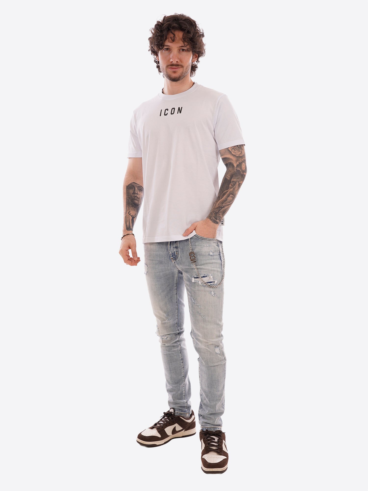 T-shirt ICON da Uomo - bianco IUT002BIANCO