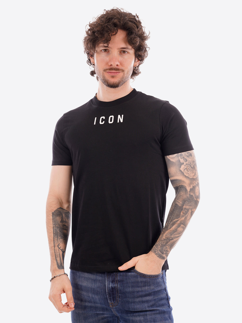 T-shirt ICON da Uomo - nero IUT002NERO