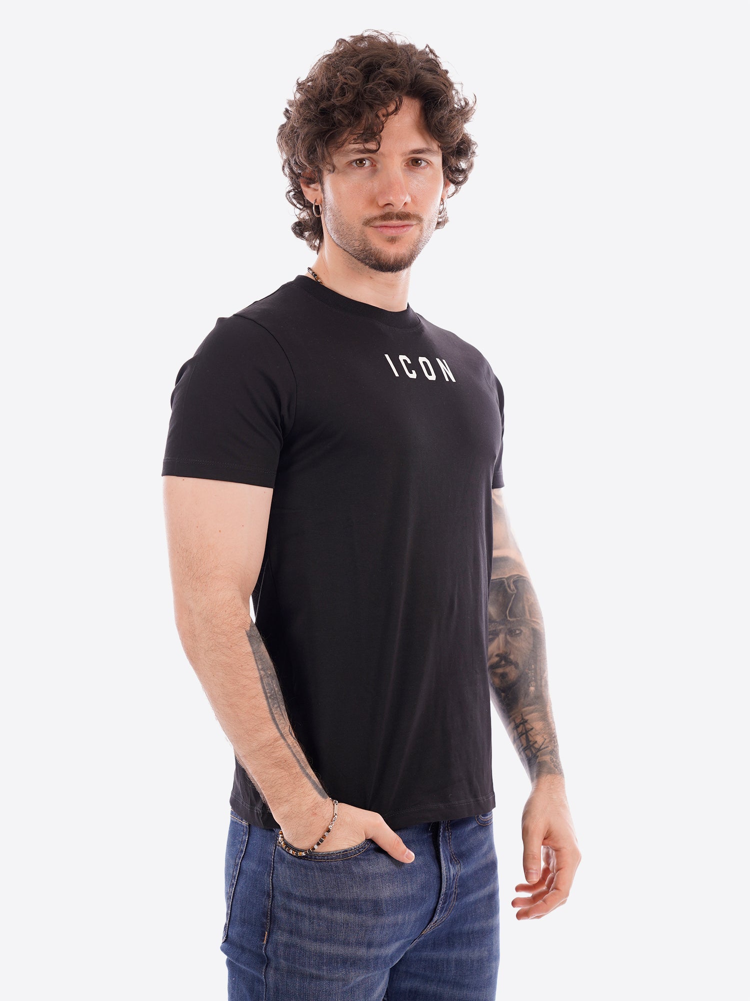 T-shirt ICON da Uomo - nero IUT002NERO