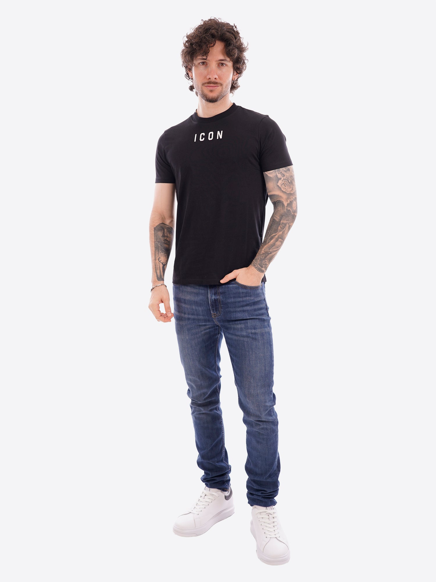 T-shirt ICON da Uomo - nero IUT002NERO
