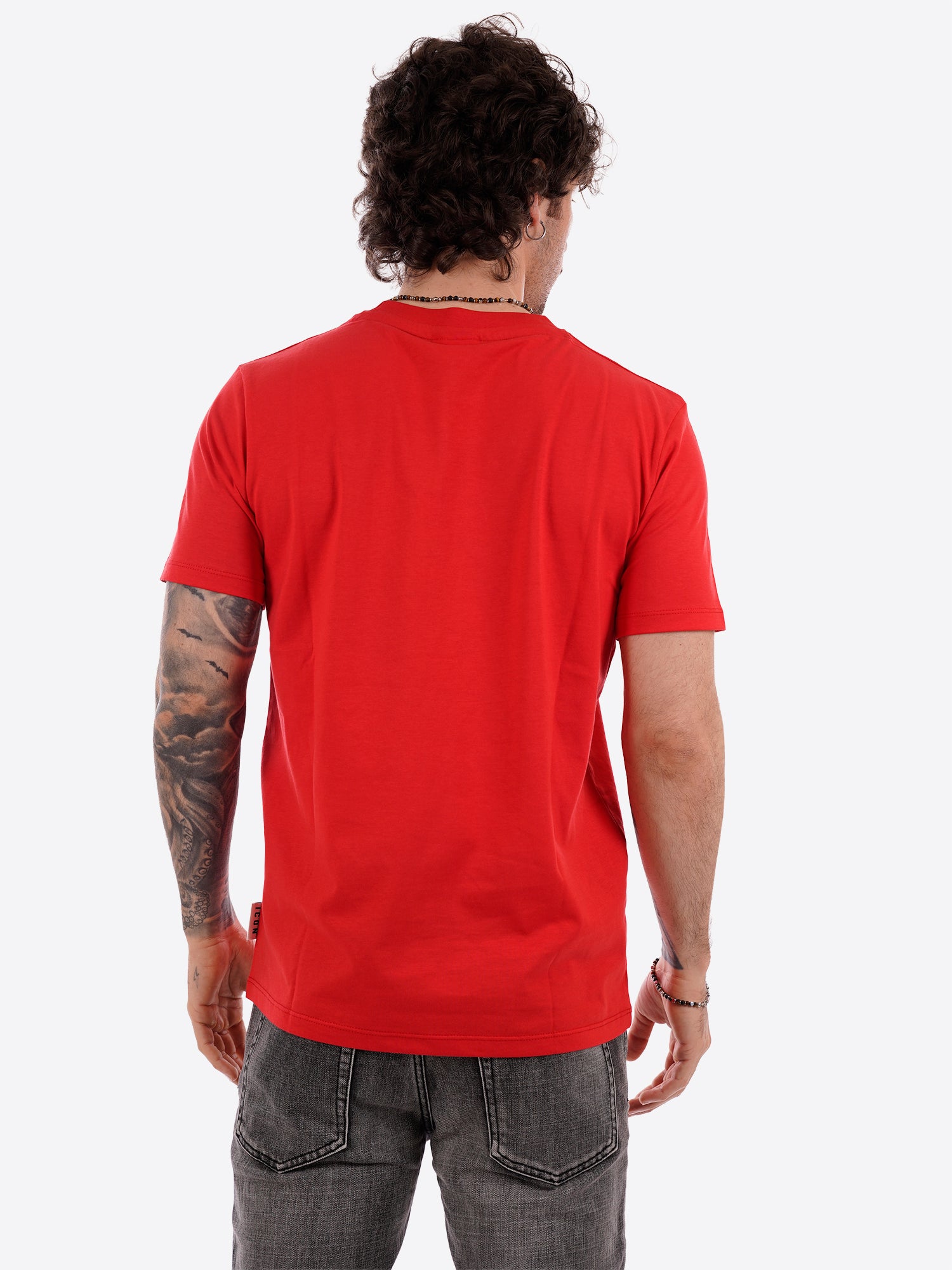 T-shirt ICON da Uomo - rosso IUT002ROSSAO
