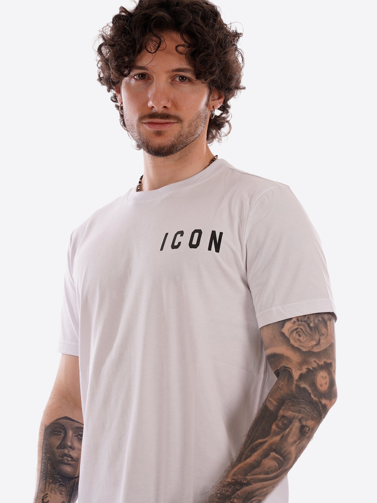 T-shirt ICON da Uomo - bianco IUT007BIANCO