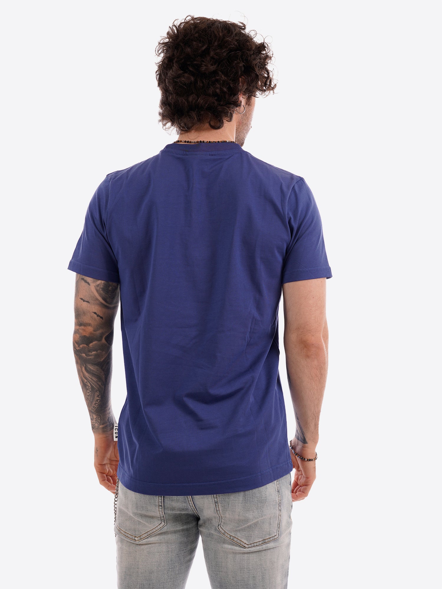 T-shirt ICON da Uomo - blu IUT007COPIATIVO