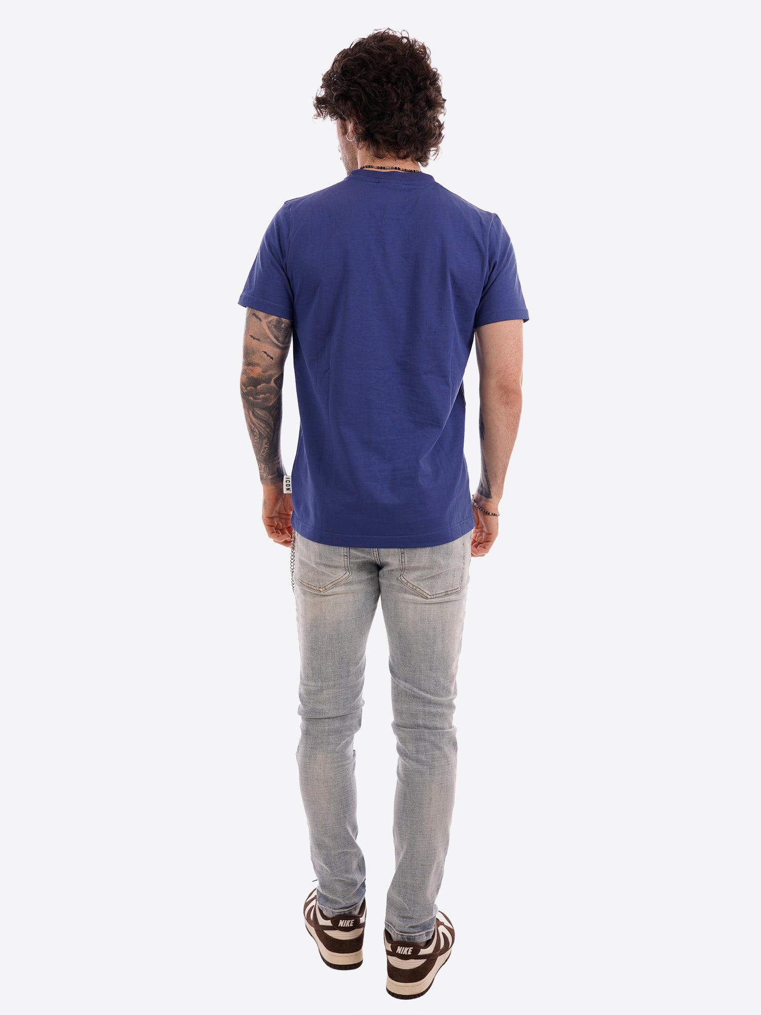 T-shirt ICON da Uomo - blu IUT007COPIATIVO