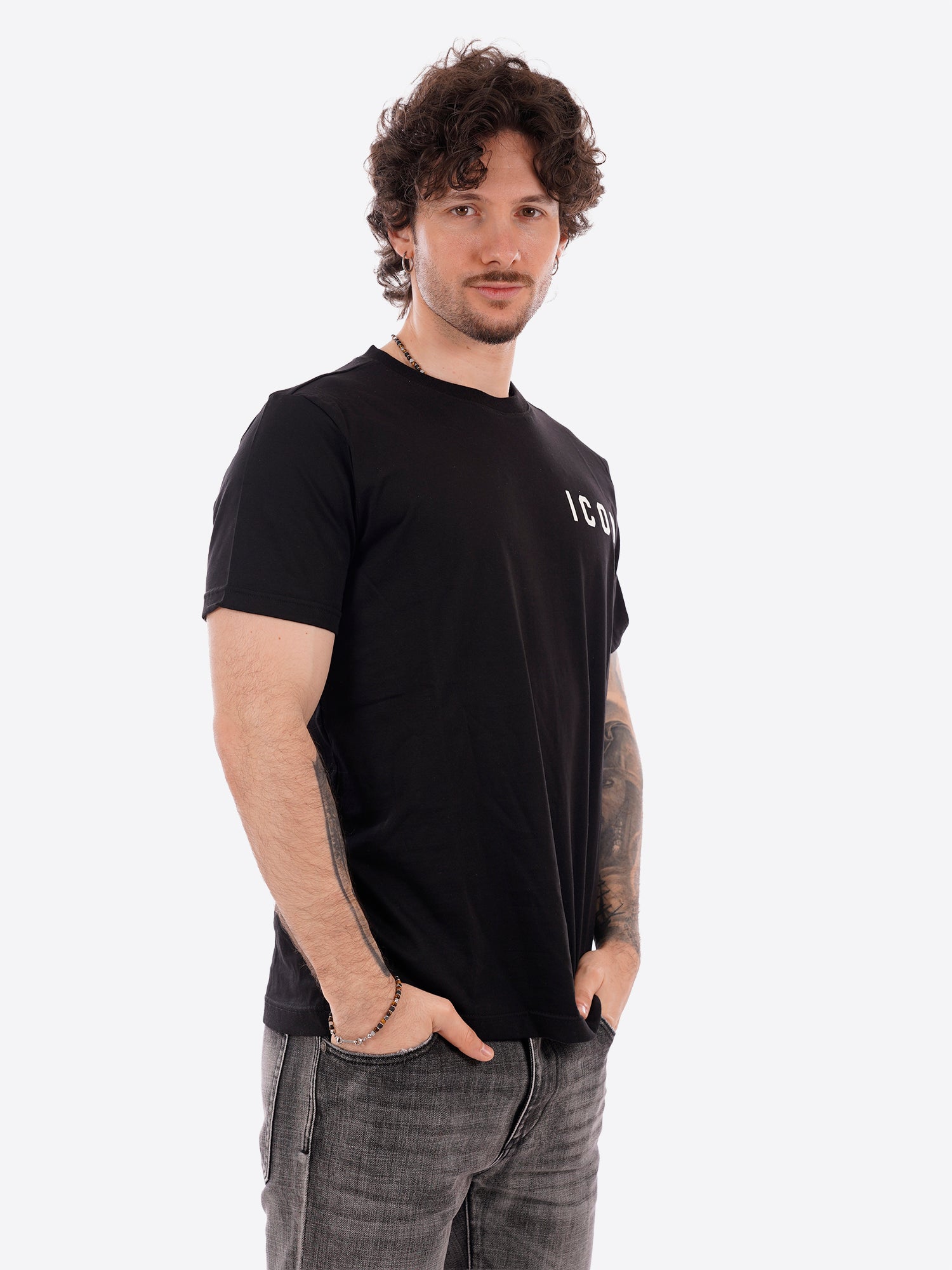 T-shirt ICON da Uomo - nero IUT007NERO