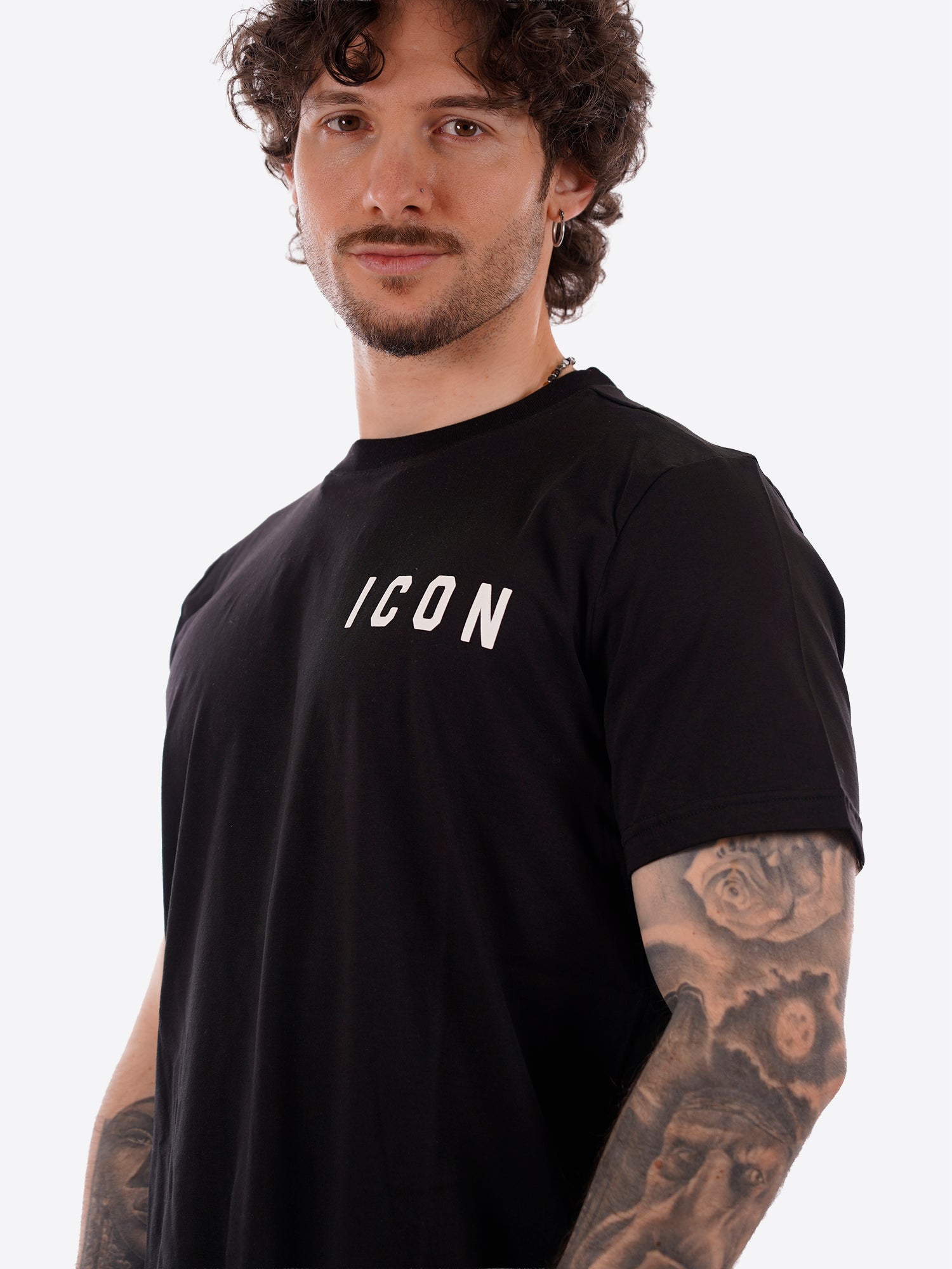 T-shirt ICON da Uomo - nero IUT007NERO