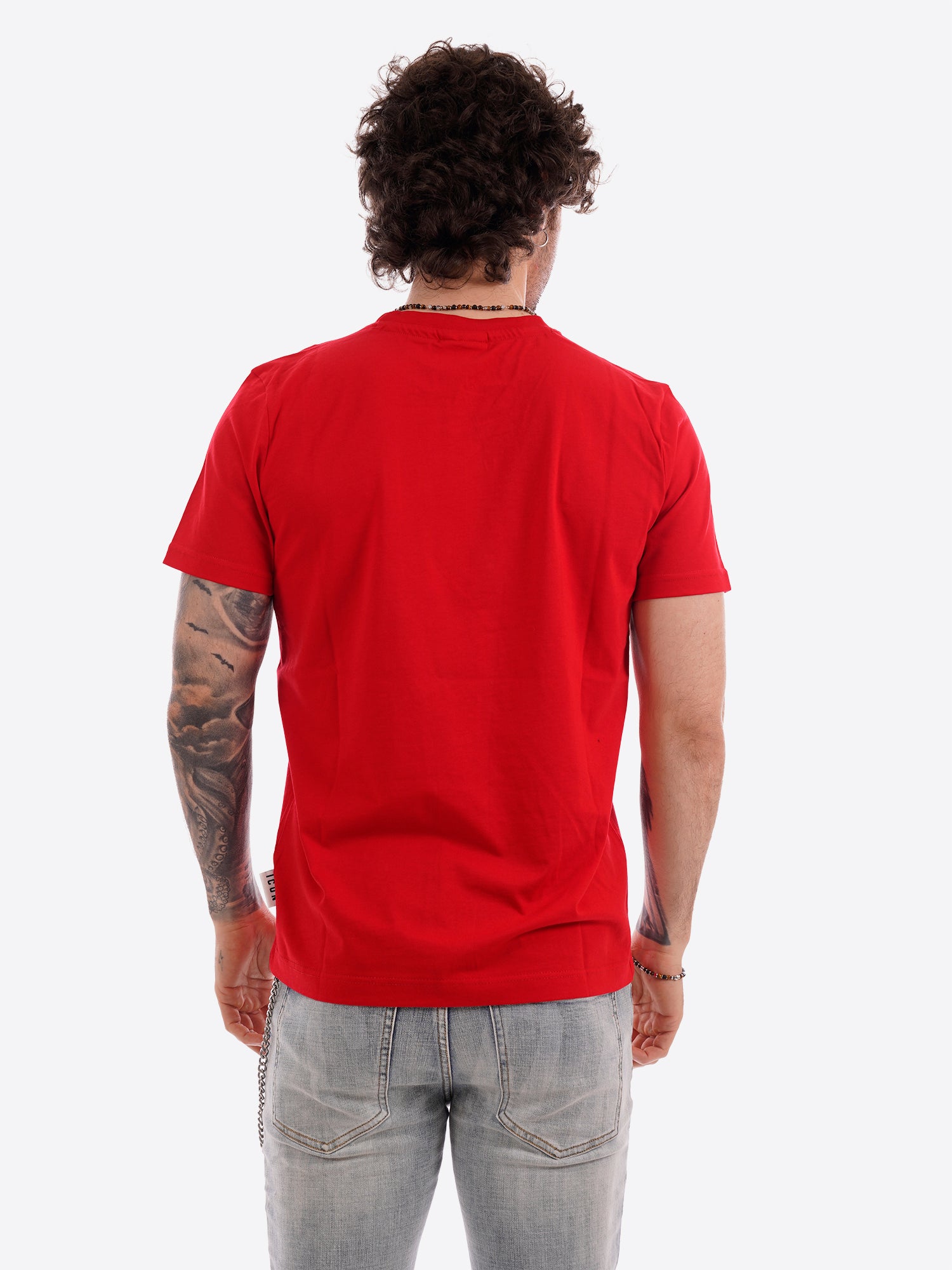T-shirt ICON da Uomo - rosso IUT007ROSSO