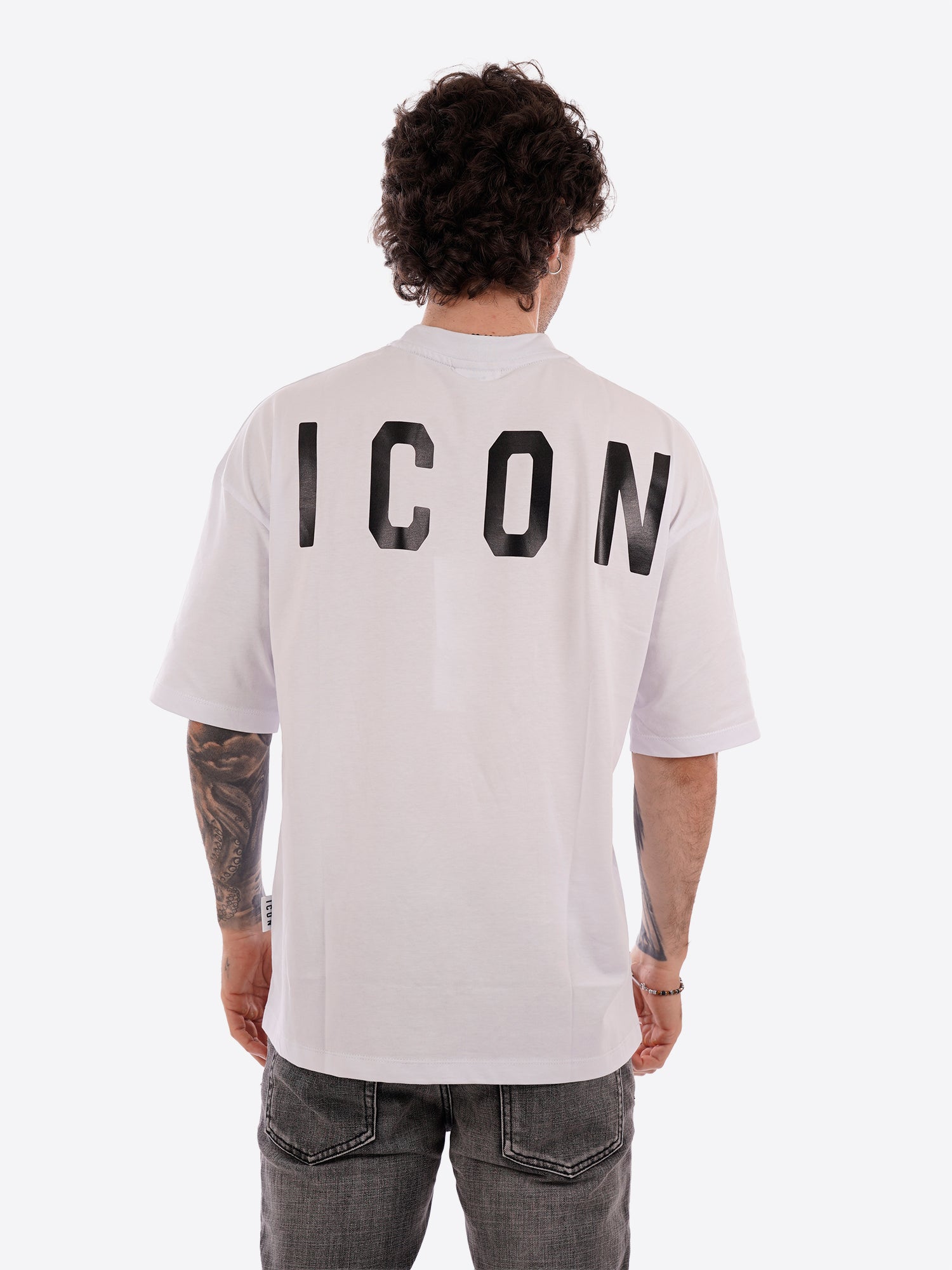 T-shirt ICON da Uomo - bianco IUT008BIANCO