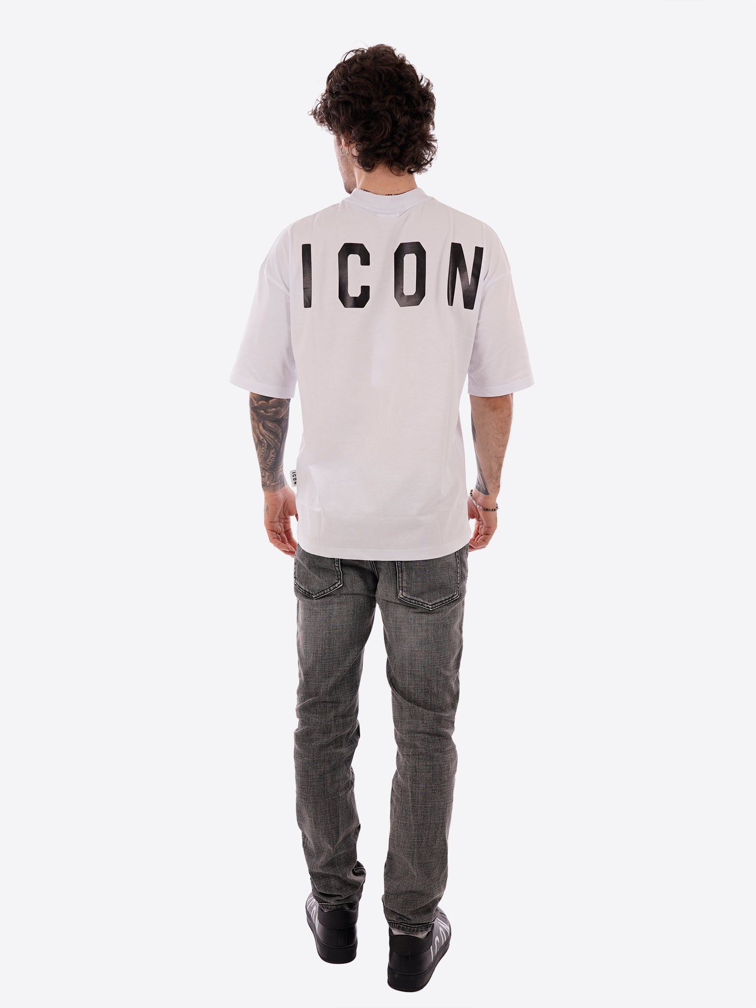 T-shirt ICON da Uomo - bianco IUT008BIANCO