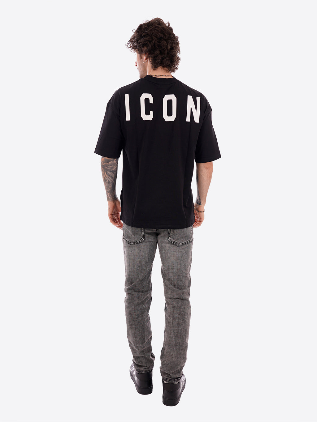 T-shirt ICON da Uomo - nero IUT008NERO