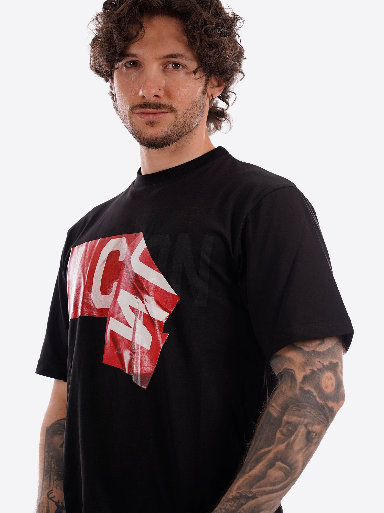 T-shirt ICON da Uomo - nero IUT012NERO