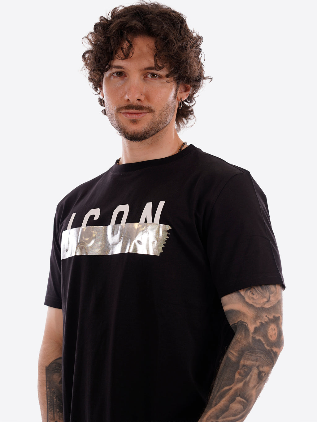 T-shirt ICON da Uomo - nero IUT029NERO