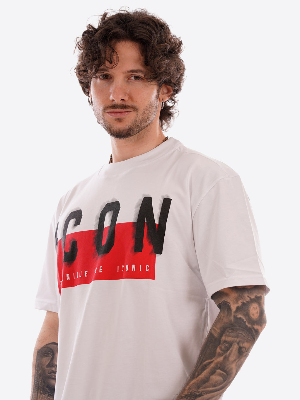 T-shirt ICON da Uomo - bianco IUT041BIANCO