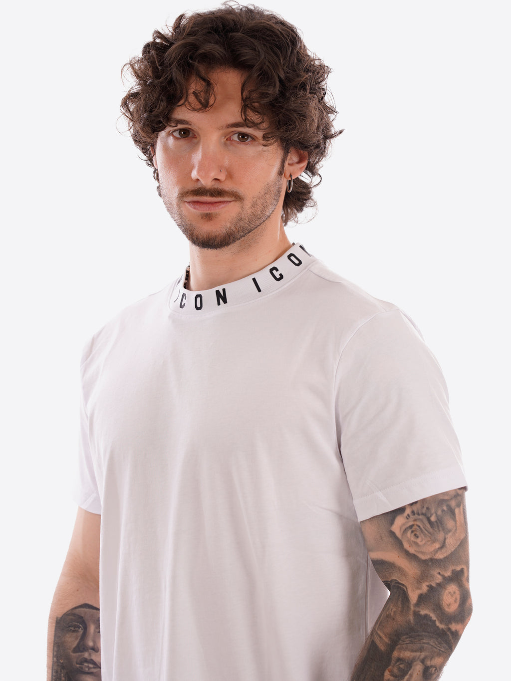 T-shirt ICON da Uomo - bianco IUT042BIANCO