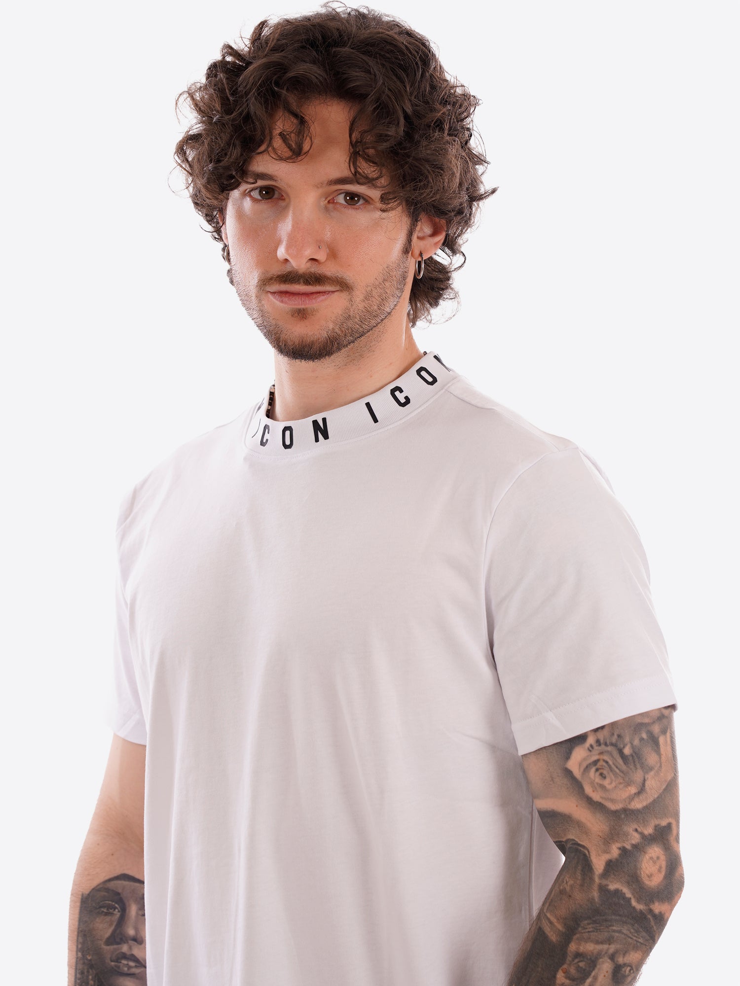 T-shirt ICON da Uomo - bianco IUT042BIANCO