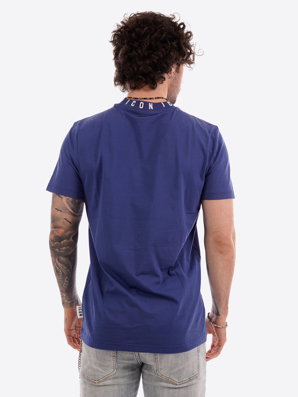 T-shirt ICON da Uomo - blu IUT042COPIATIVO