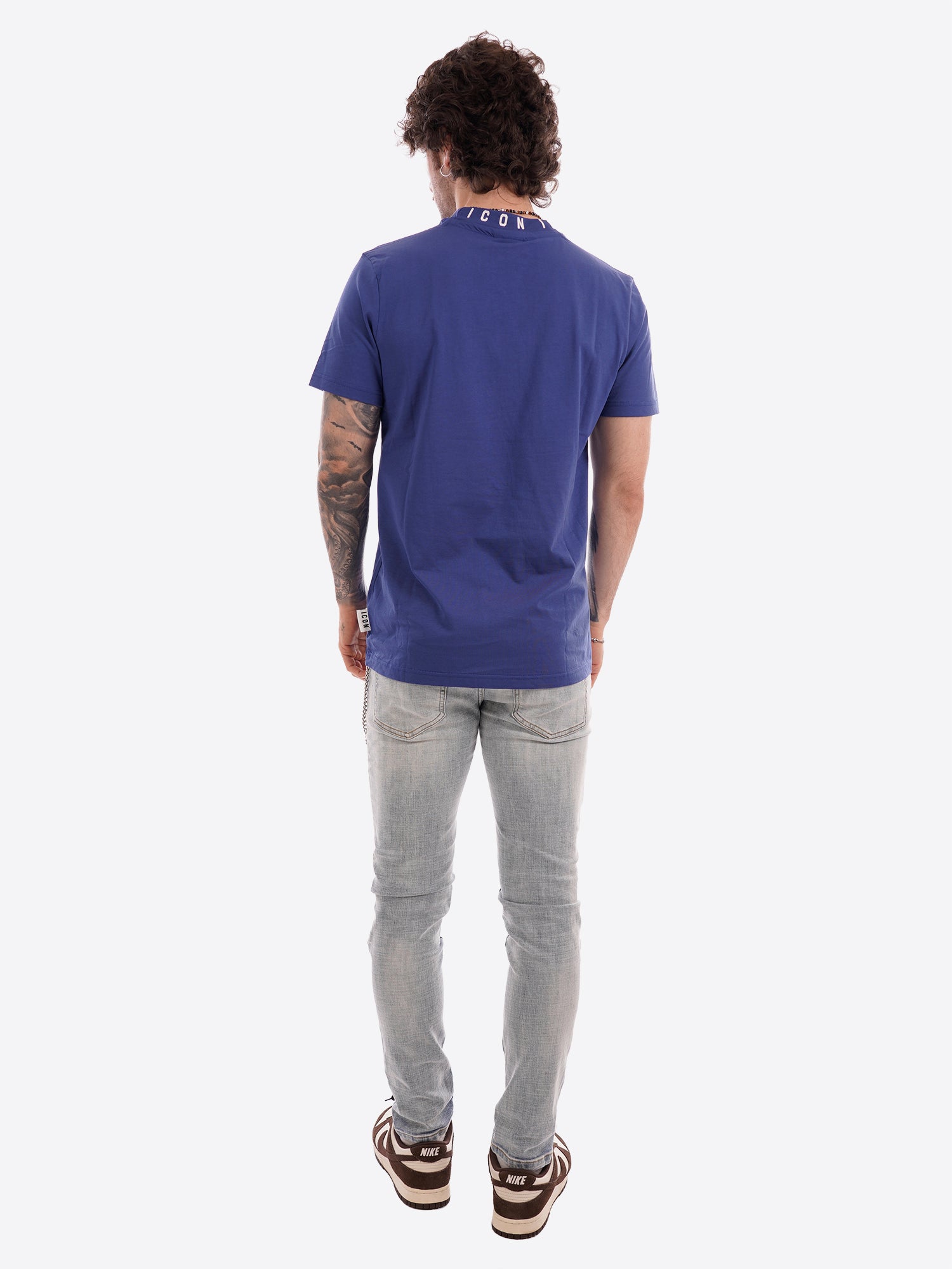 T-shirt ICON da Uomo - blu IUT042COPIATIVO
