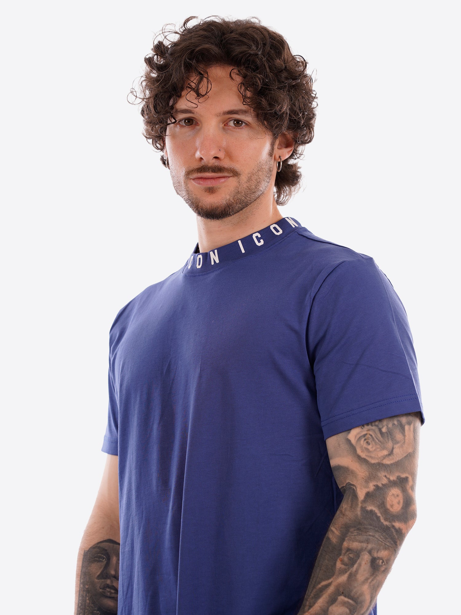 T-shirt ICON da Uomo - blu IUT042COPIATIVO