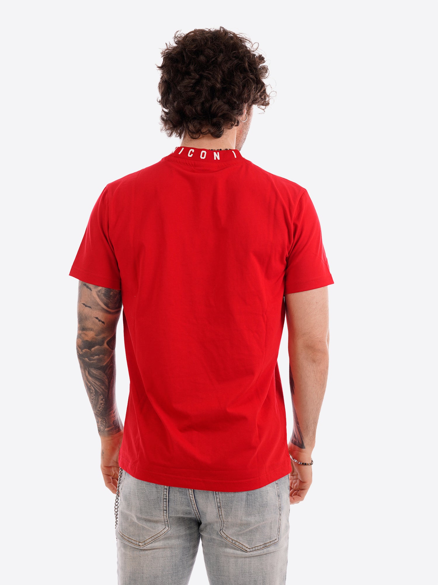 T-shirt ICON da Uomo - rosso IUT042ROSSO