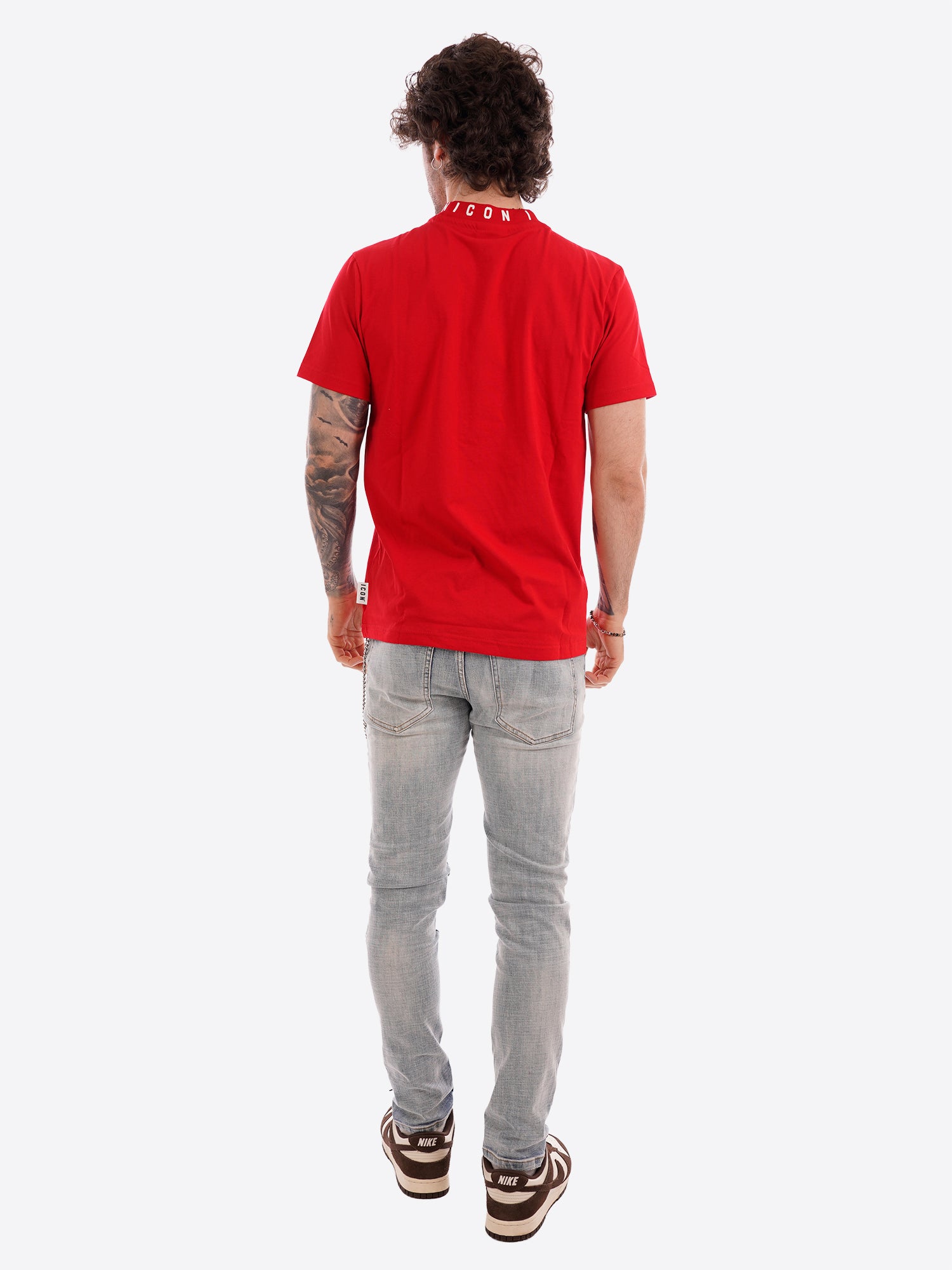 T-shirt ICON da Uomo - rosso IUT042ROSSO