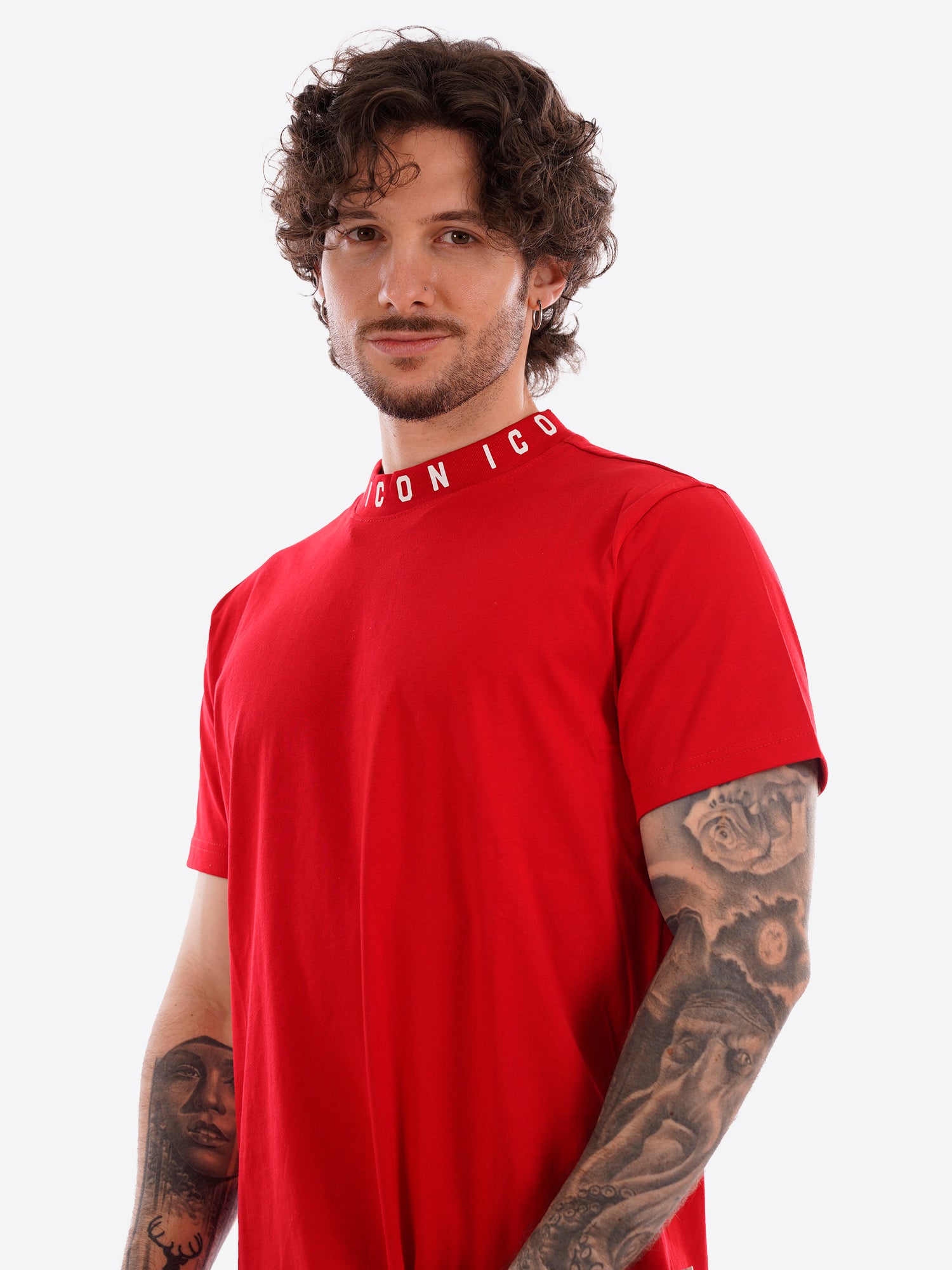 T-shirt ICON da Uomo - rosso IUT042ROSSO