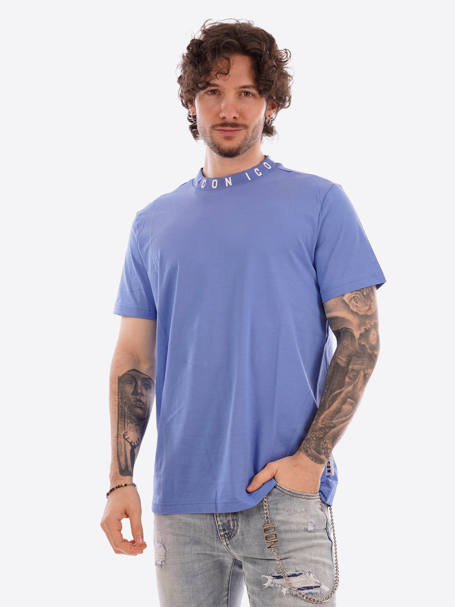 T-shirt ICON da Uomo - blu IUT042ULTRAMARINE