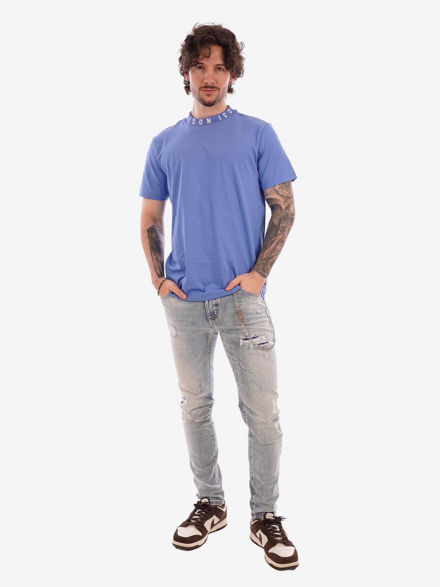 T-shirt ICON da Uomo - blu IUT042ULTRAMARINE